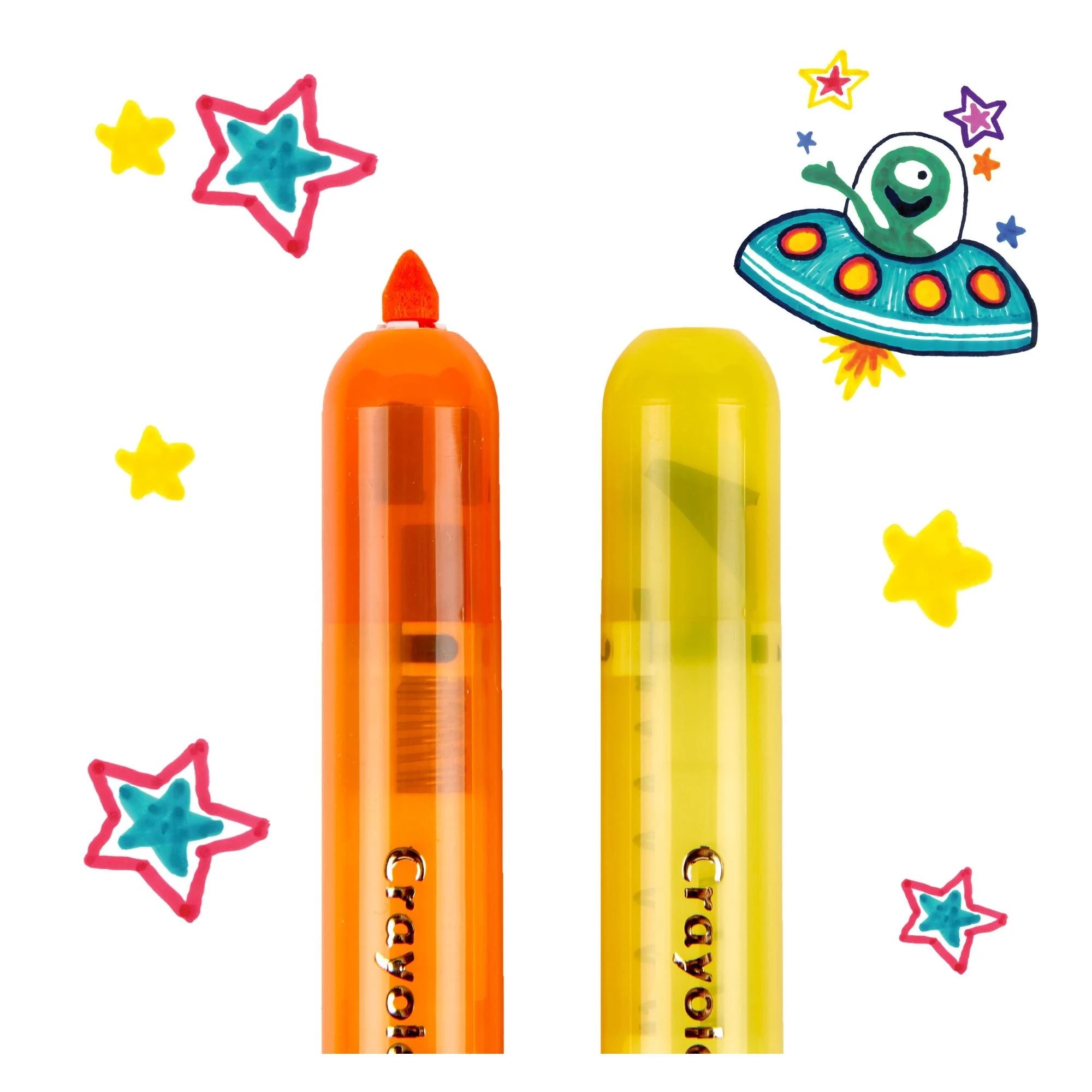 4 Crayola Clicks 10 Pack Retractable Markers - Multi, 4 of 7