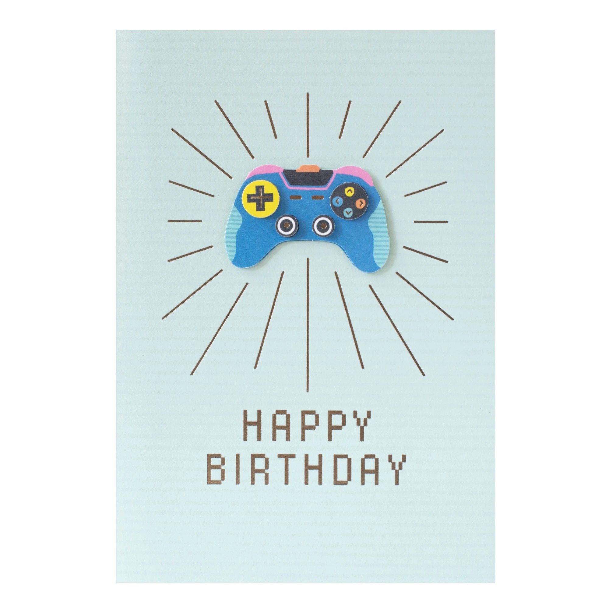 3 Hallmark Signature Birthday Card - Video Game, 3 of 3