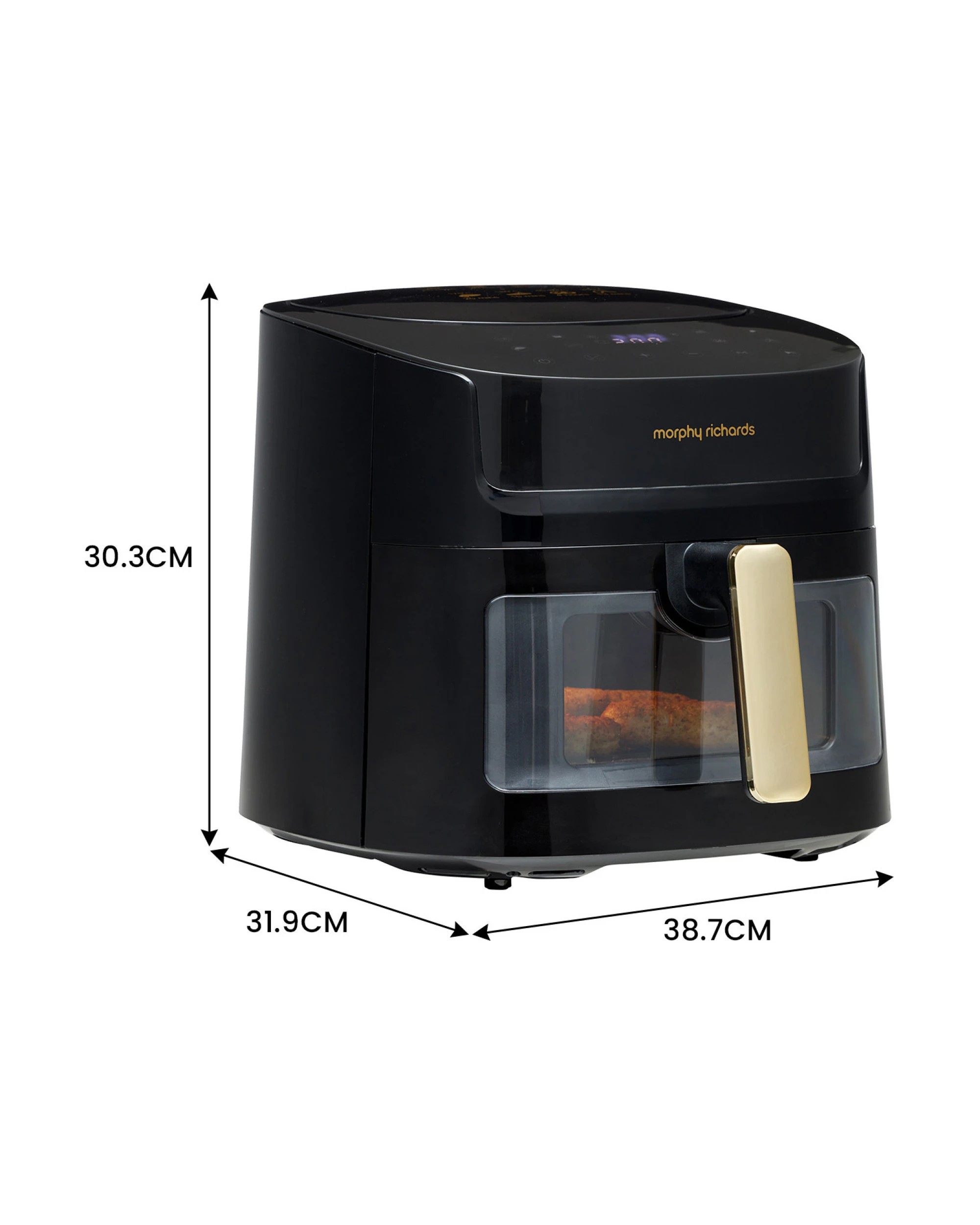 3 Morphy Richards 6.5L Digital Air Fryer MRAF72BK LED Touch Panel 8 Preset Cooking Programs Non Stick Drawer - Black, 3 of 7