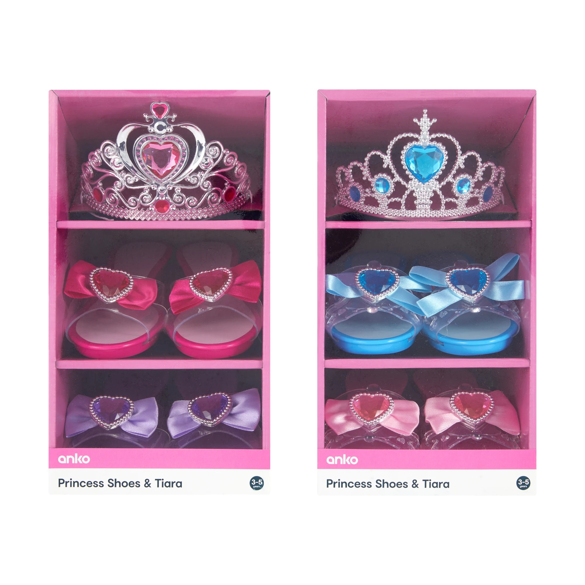 3 Princess Shoes and Tiara Set - Assorted, 3 of 4