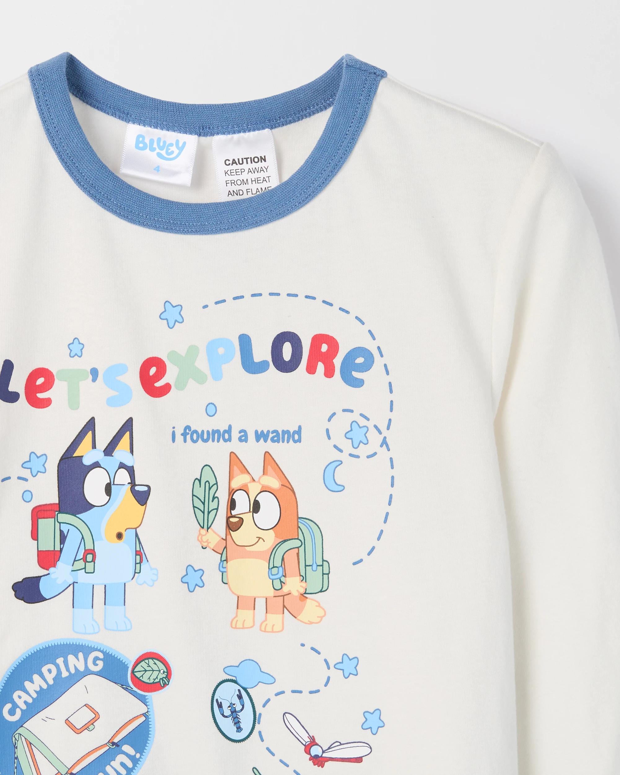 4 Bluey Australian Cotton 2 Pack Younger Boys Knit Pyjama Set BLUEY, 4 of 5