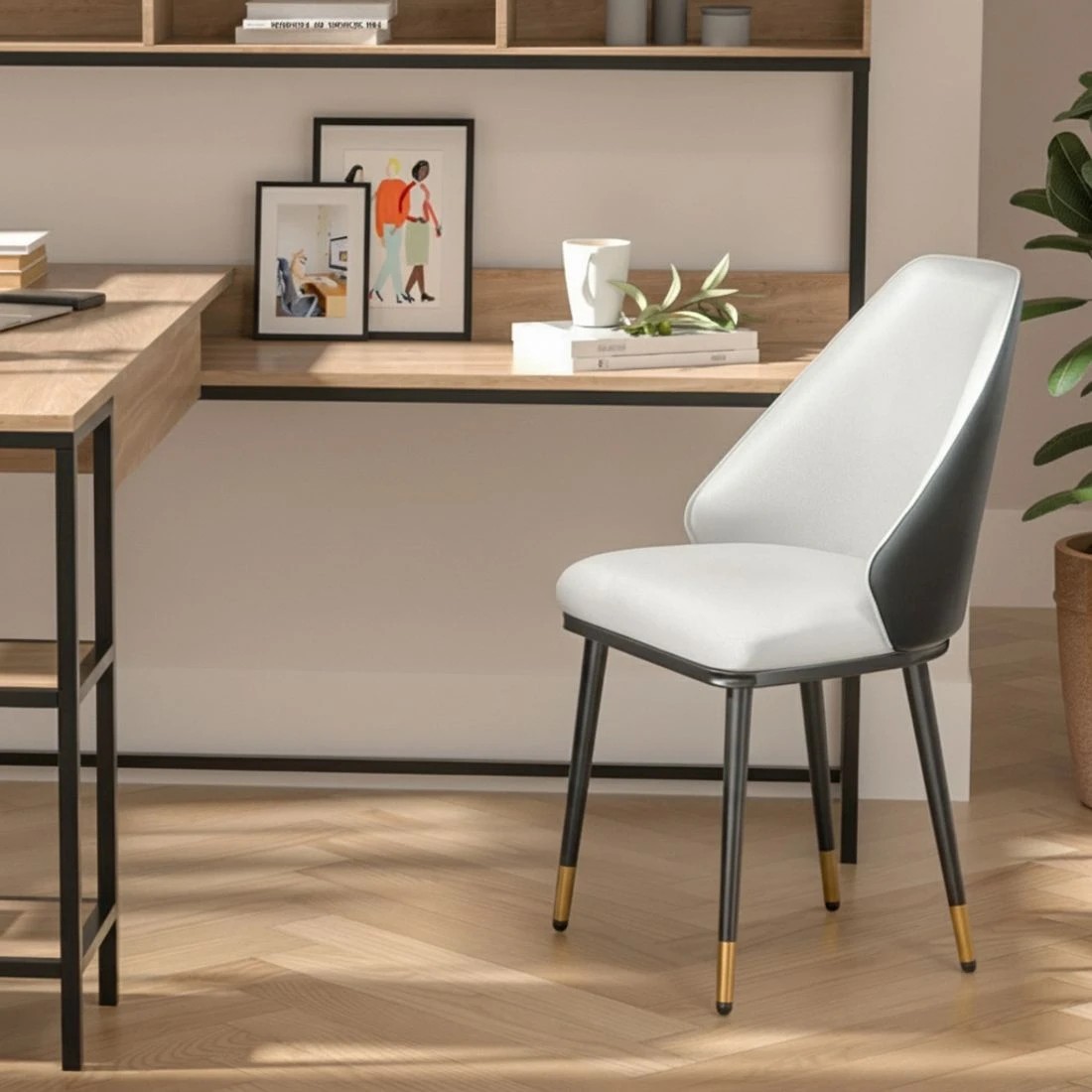 5 Artiss Dining Chairs Set of 4 Leather Seat  and - Multi, 5 of 6