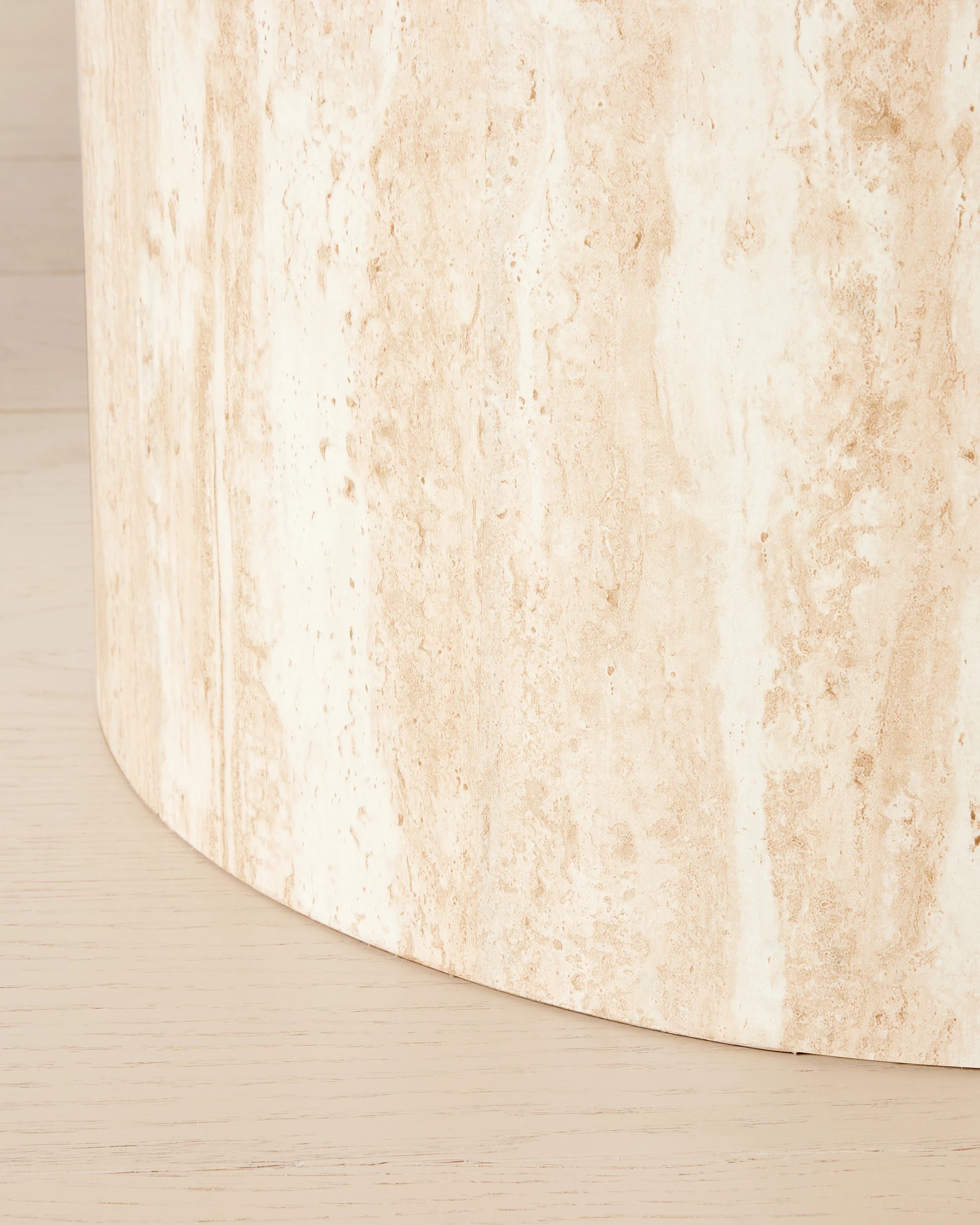 5 Travertine Look Set of 2 Coffee Tables, 5 of 5