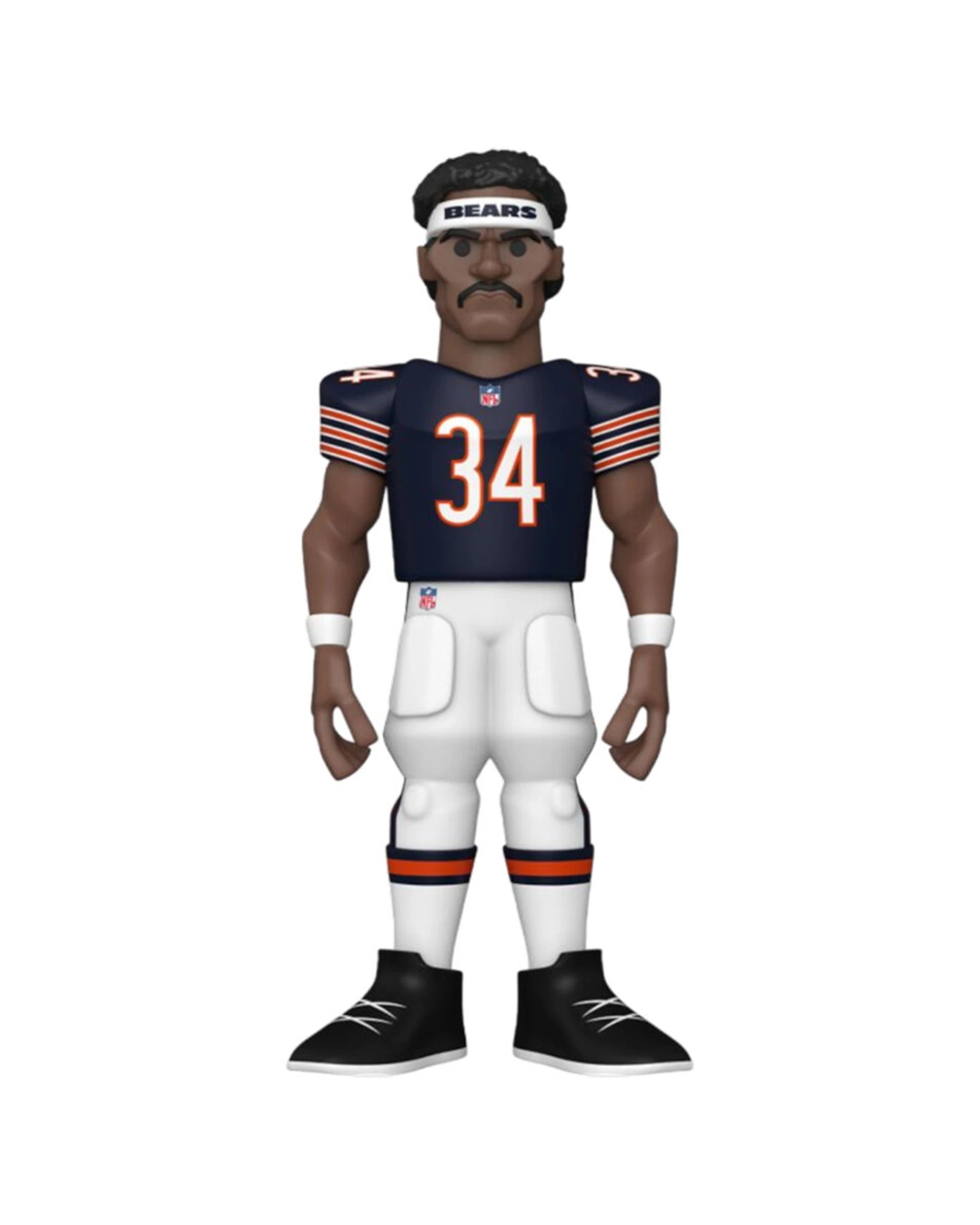 1 NFL Football Walter Payton Bears Vinyl Action Figure Toy 12In Collectible - Gold, 1 of 5