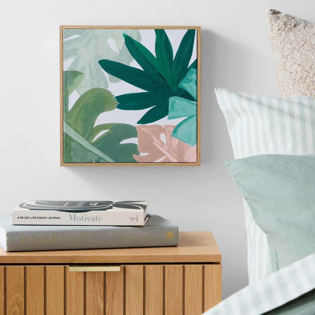 6 Green Palm Framed Canvas, 6 of 6