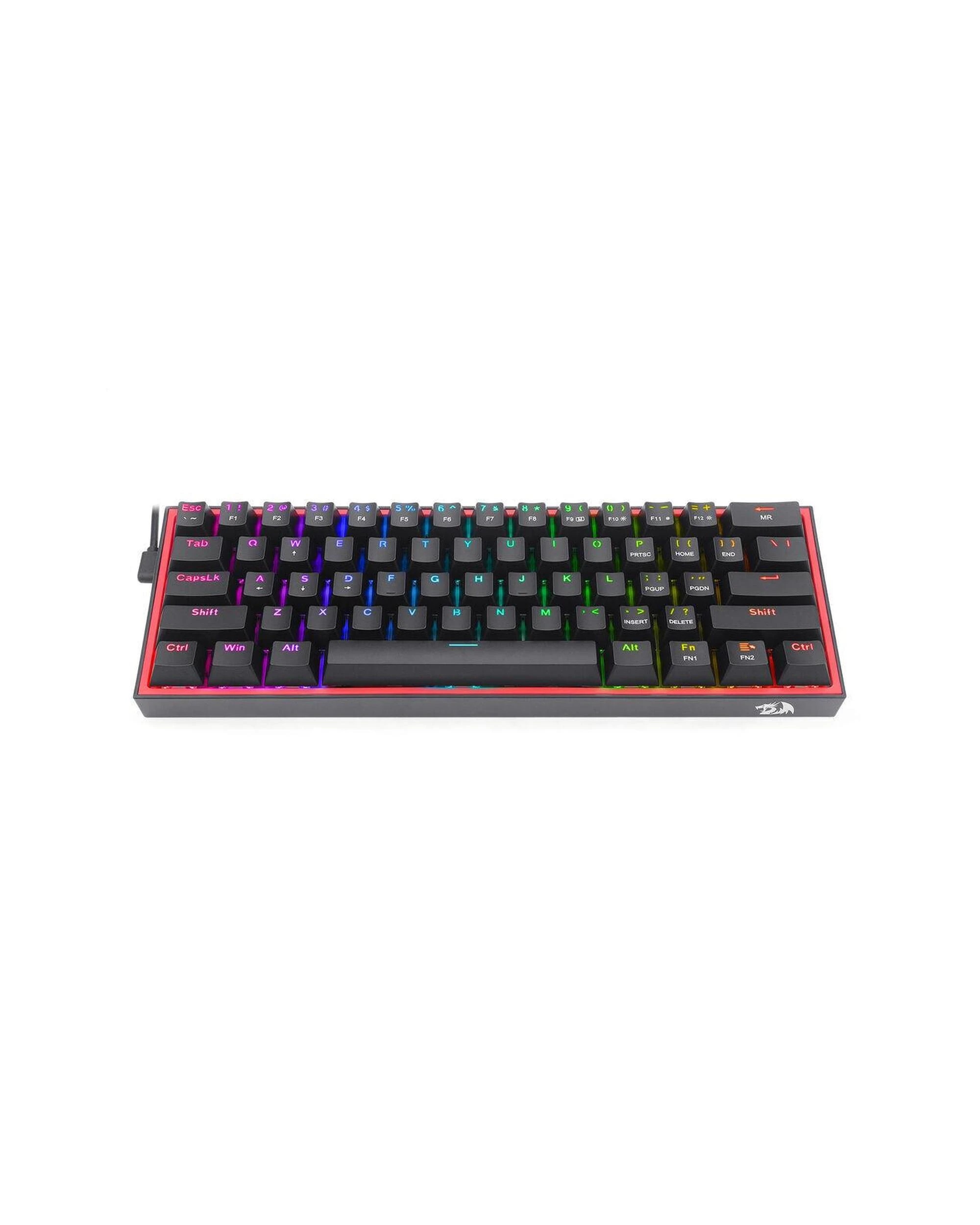 7 Redragon K617RGB Fizz Black 60% Wired Mechanical Gaming Keyboard, 7 of 10