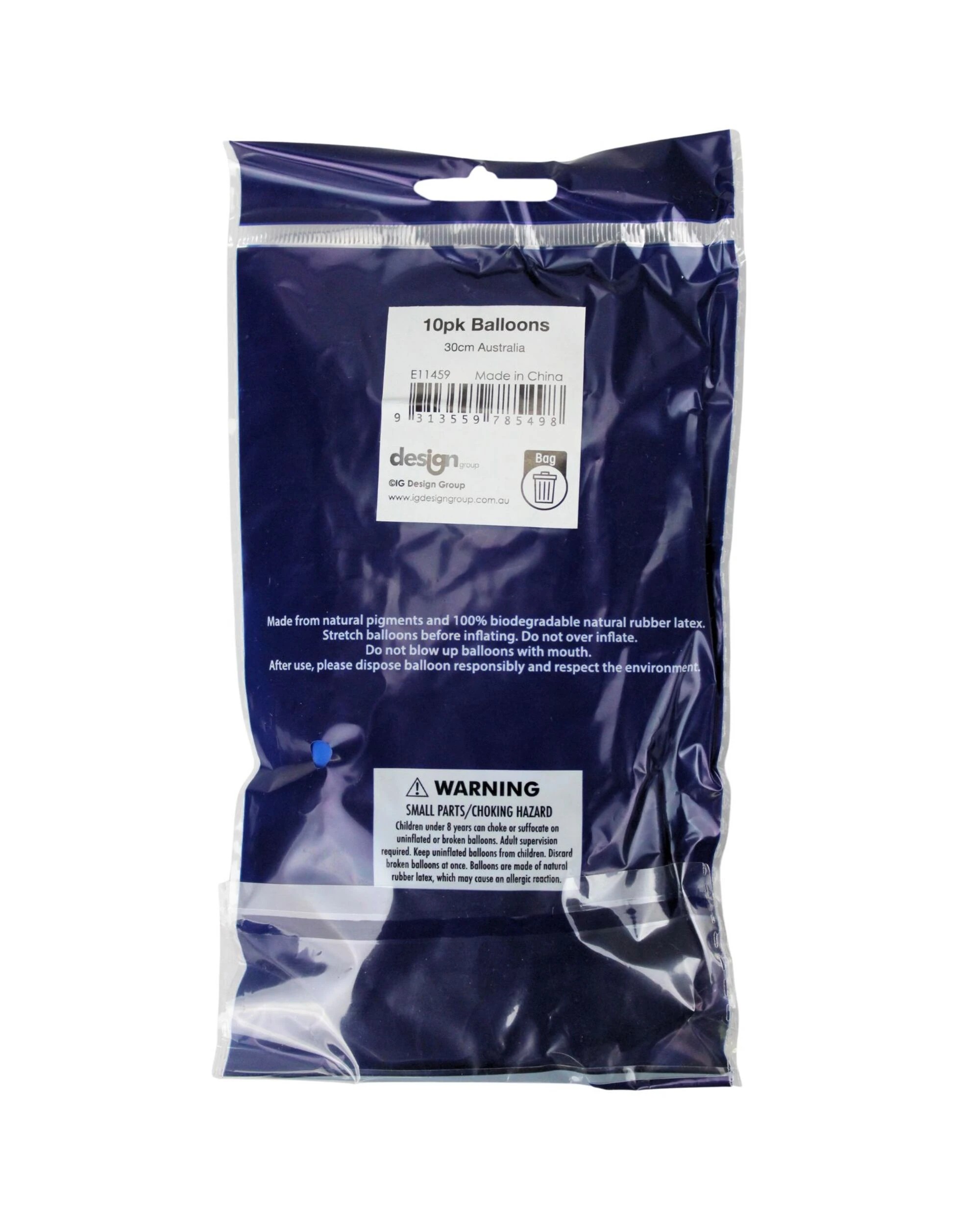 3 Artwrap Australian Flag Latex Balloons 30cm Pack of 10 - Blue, 3 of 3