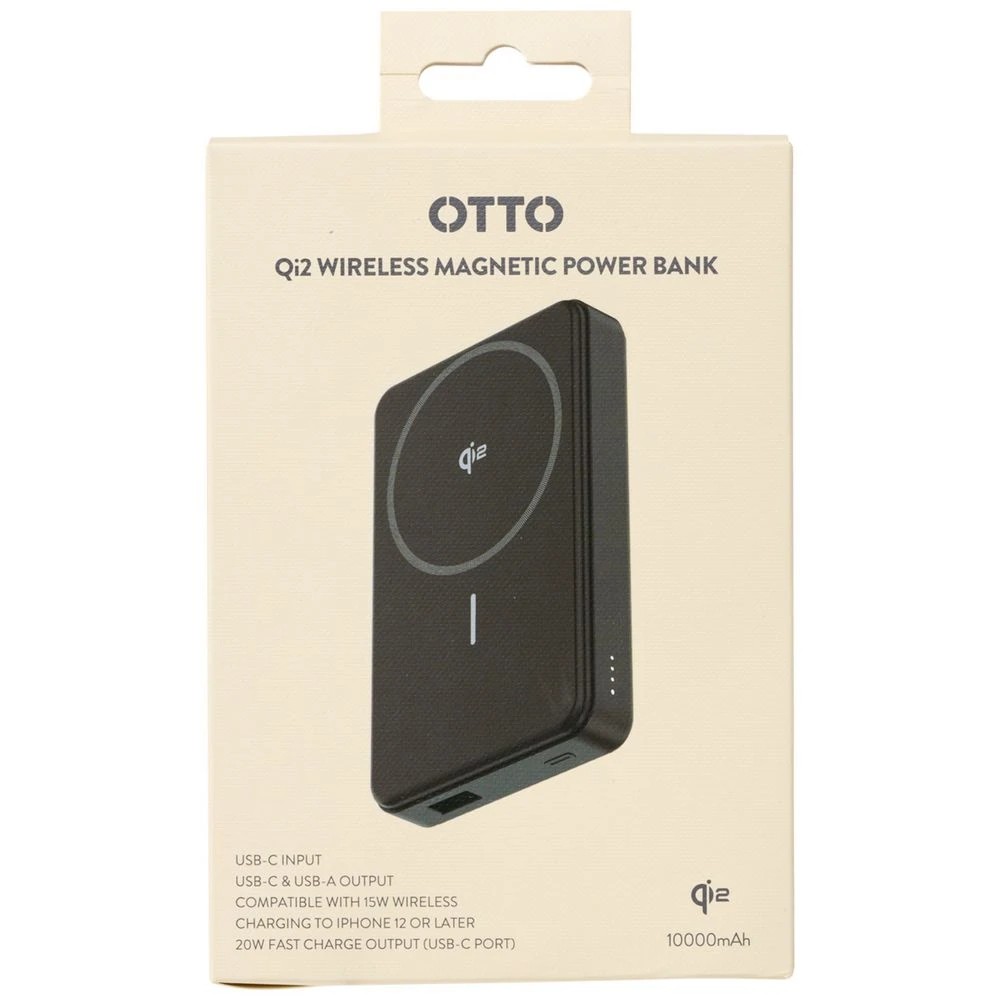 3 Otto On the Go Qi2 Wireless Magnetic Power Bank Black, 3 of 4