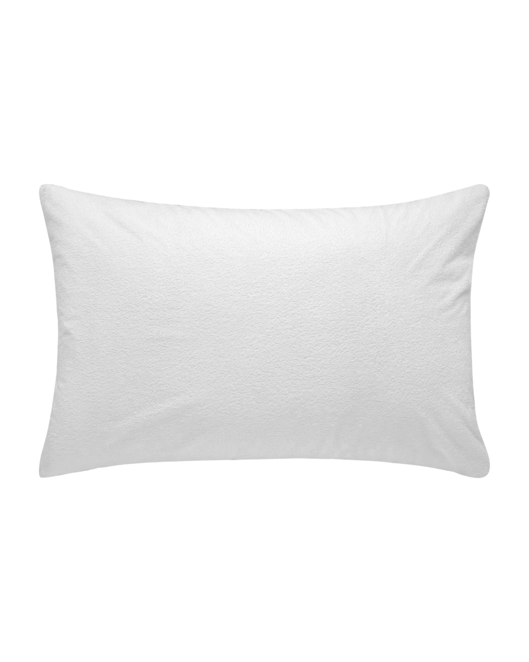 4 Dreamaker Cotton Terry Towelling Waterproof Pillow Protector Standard 48x73cm (2 Pack) - White, 4 of 7