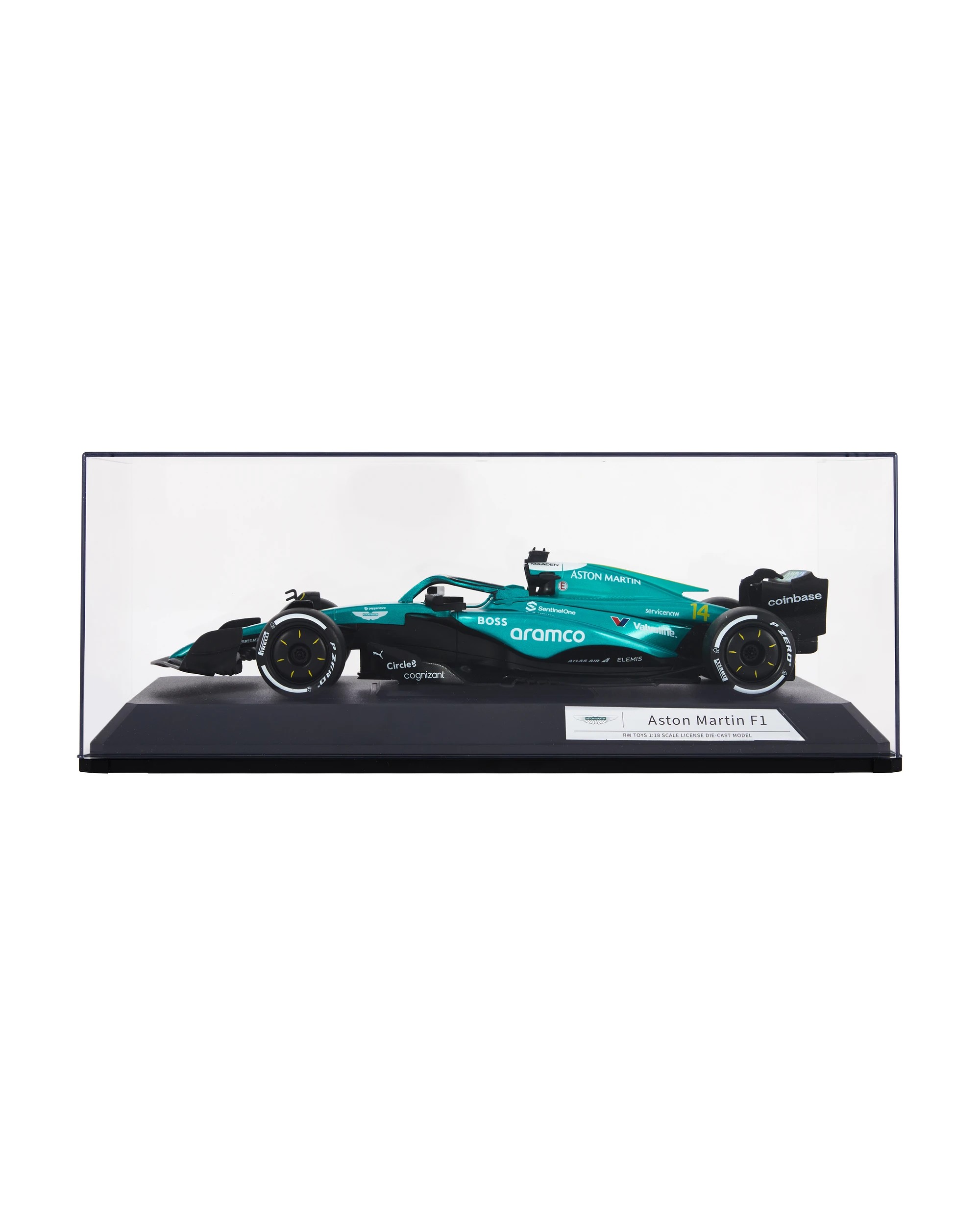 2 Aston Martin Aramco F1 1:18 Scale Diecast Model Race Car, 2 of 9