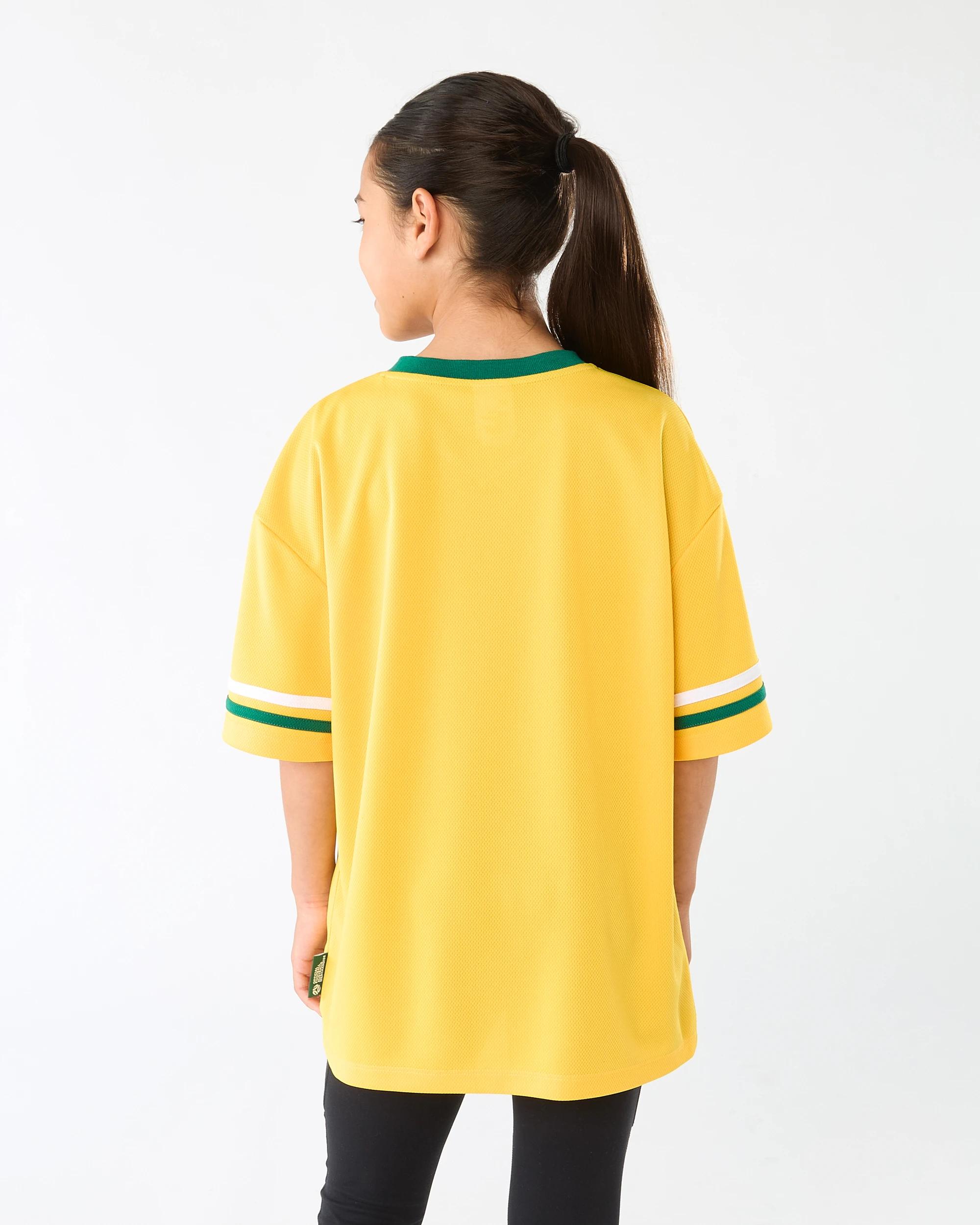 2 Matildas Youth T-shirt Yellow, 2 of 7