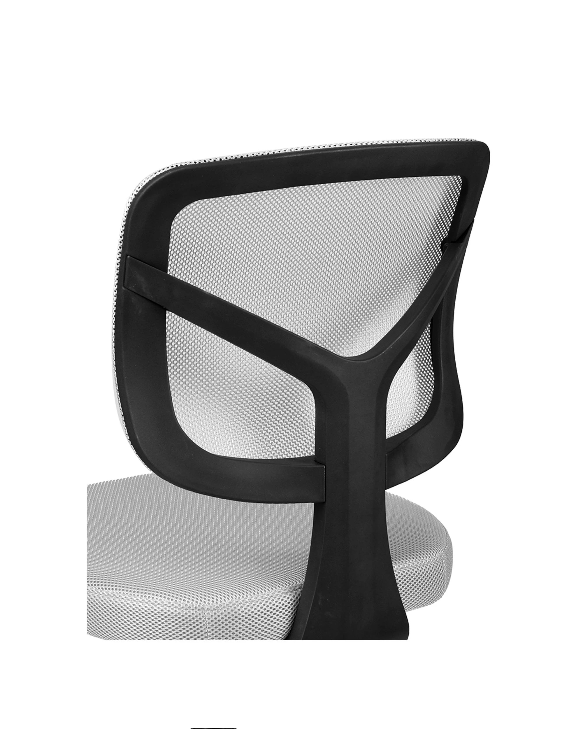 4 Artiss Ergonomic Armless Office Chair Mesh, Home Office Desk Chair Height Adjustable - Grey, 4 of 7