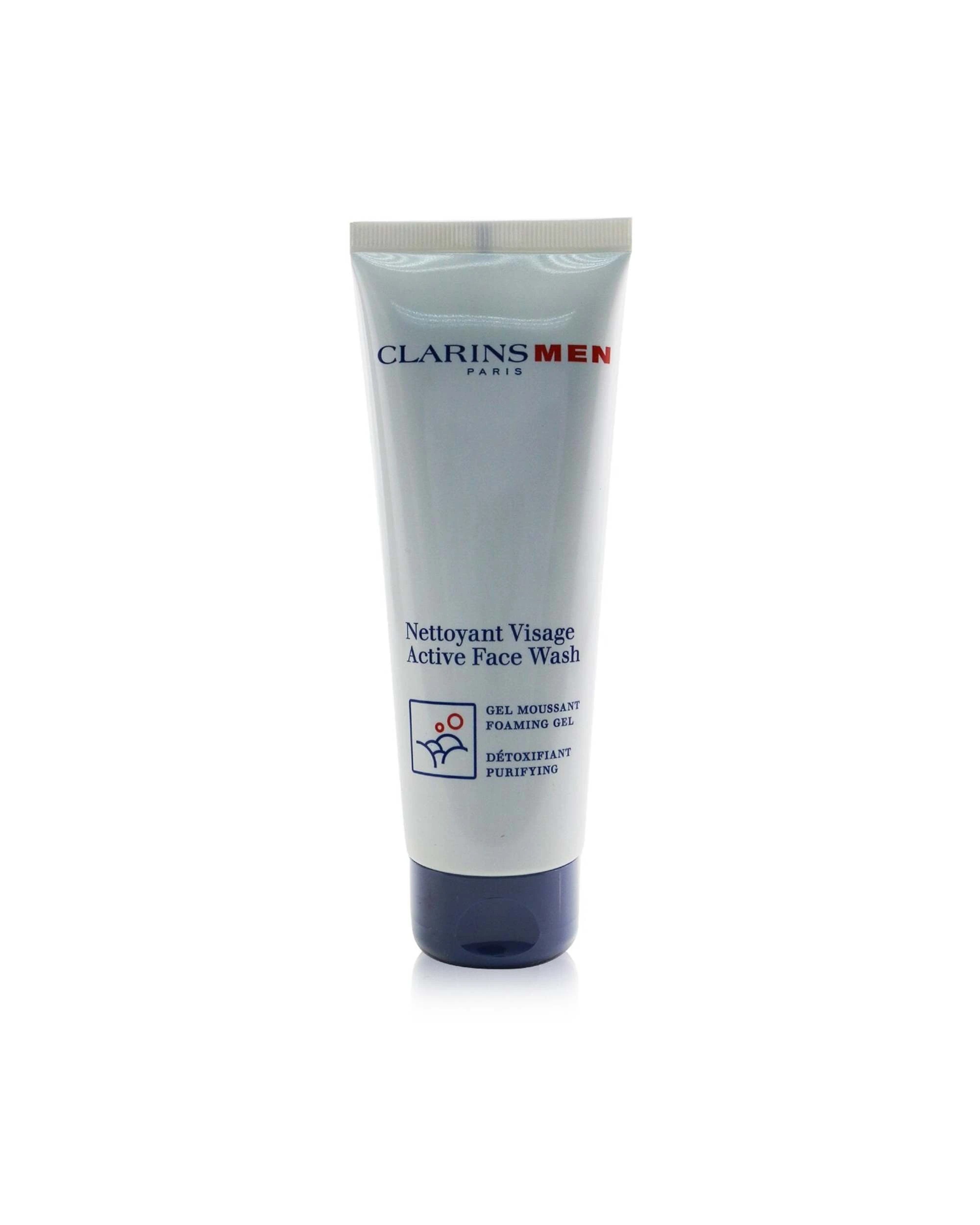 1 Clarins Men Active Face Wash 125ml/4.4oz, 1 of 3