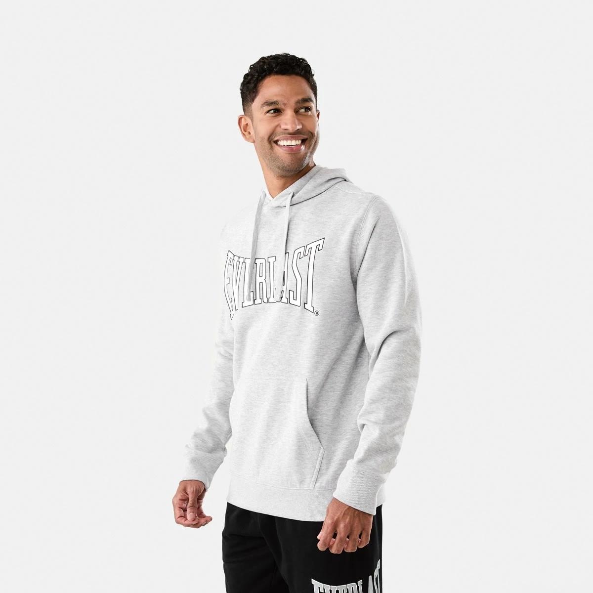 2 Everlast Mens Classic Sport Hoodie EVER CLASSIC GREY MARLE, 2 of 7