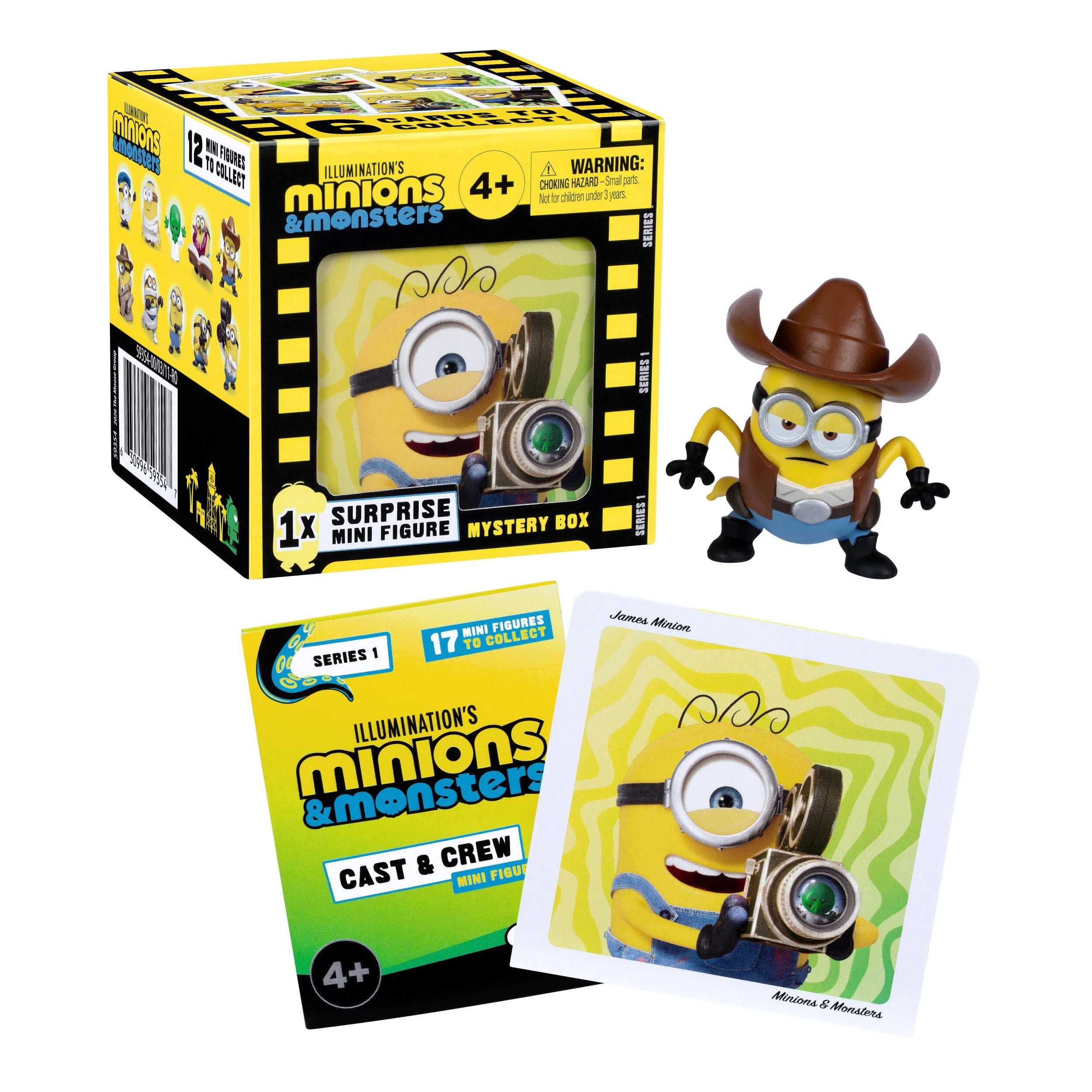 1 Illumination's Minions & Monsters Surprise Mini Figure Single Pack - Assorted - Multi, 1 of 5