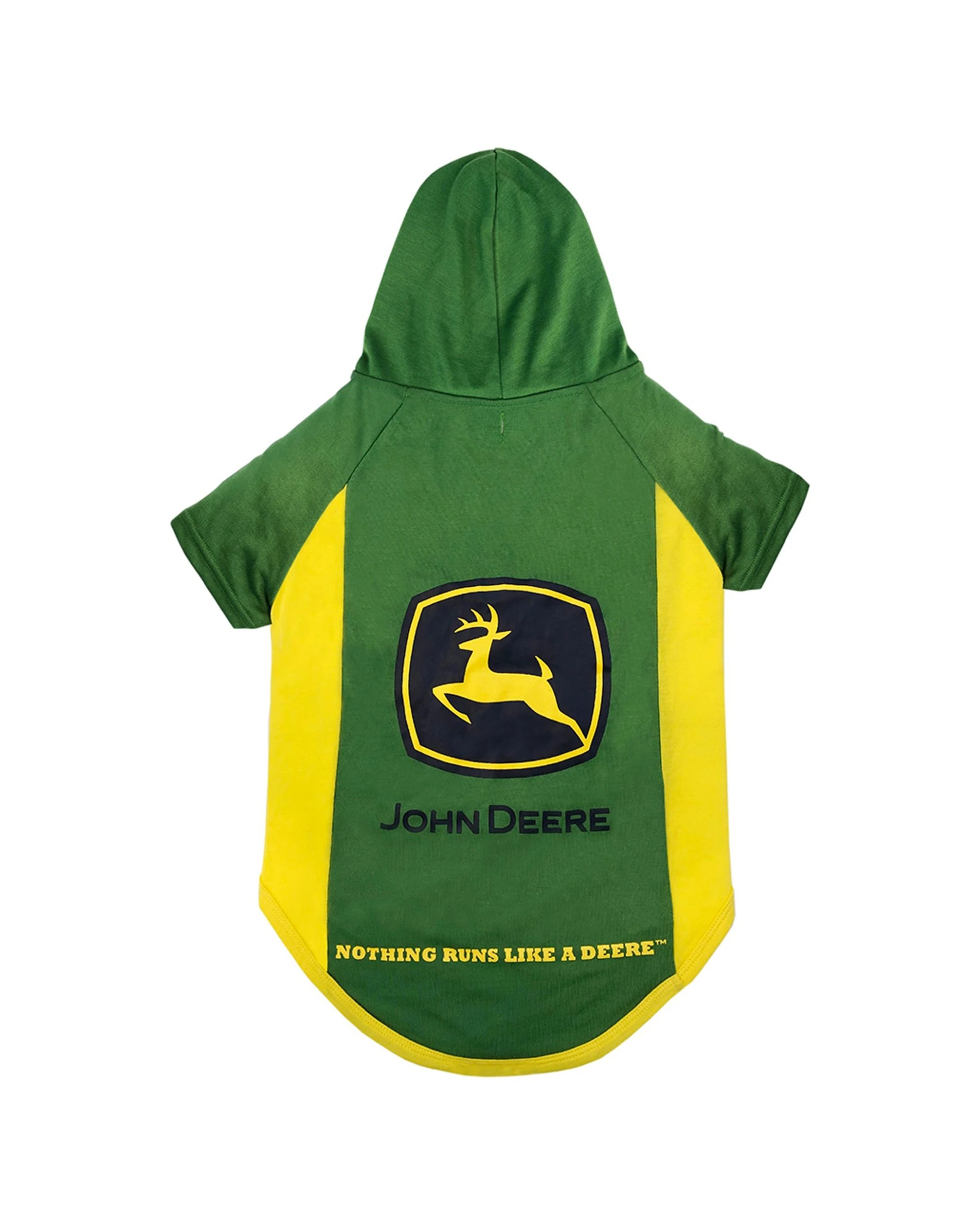 1 John Deere Sporty Dog Tee Hoodie Medium Stretchable Comfortable Pet Apparel - Multi, 1 of 2