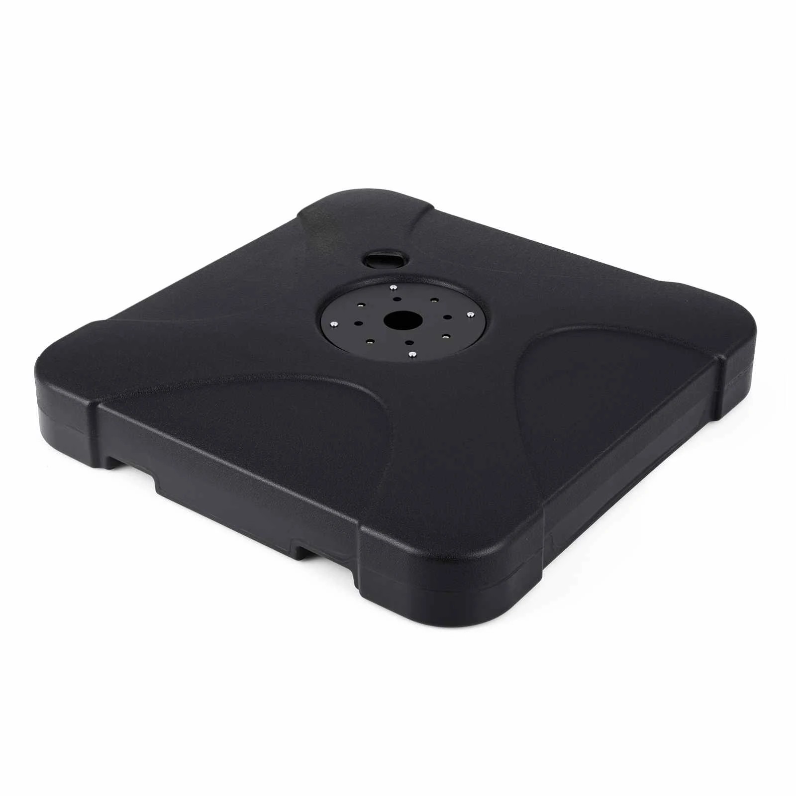 1 Costway 110KG Cantilever Patio Umbrella Base Water Sand Fillable Weighted Stand Holder, 1 of 2