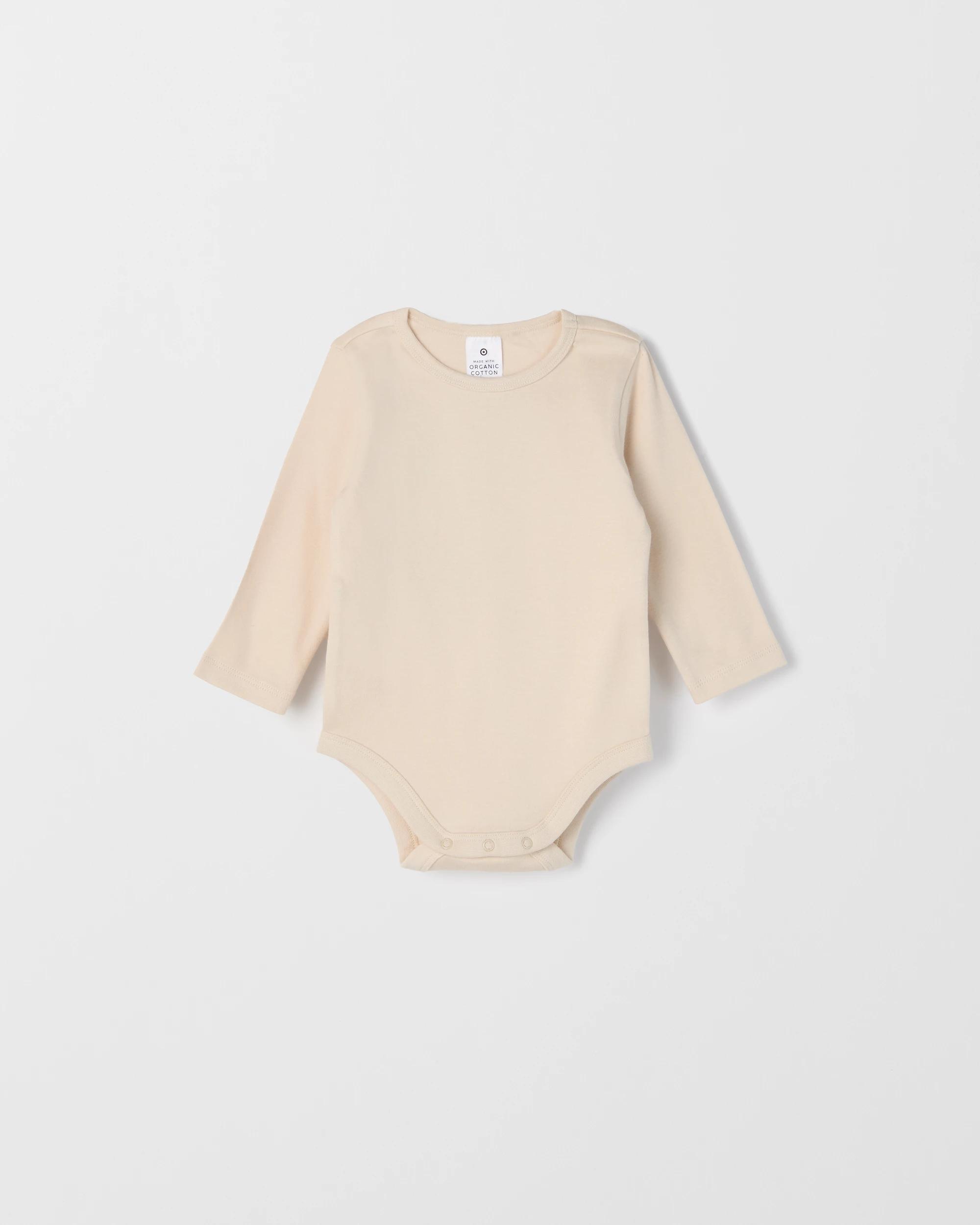4 Target Baby Baby Organic Cotton 3 Pack Long Sleeve Bodysuit BLUES, 4 of 4