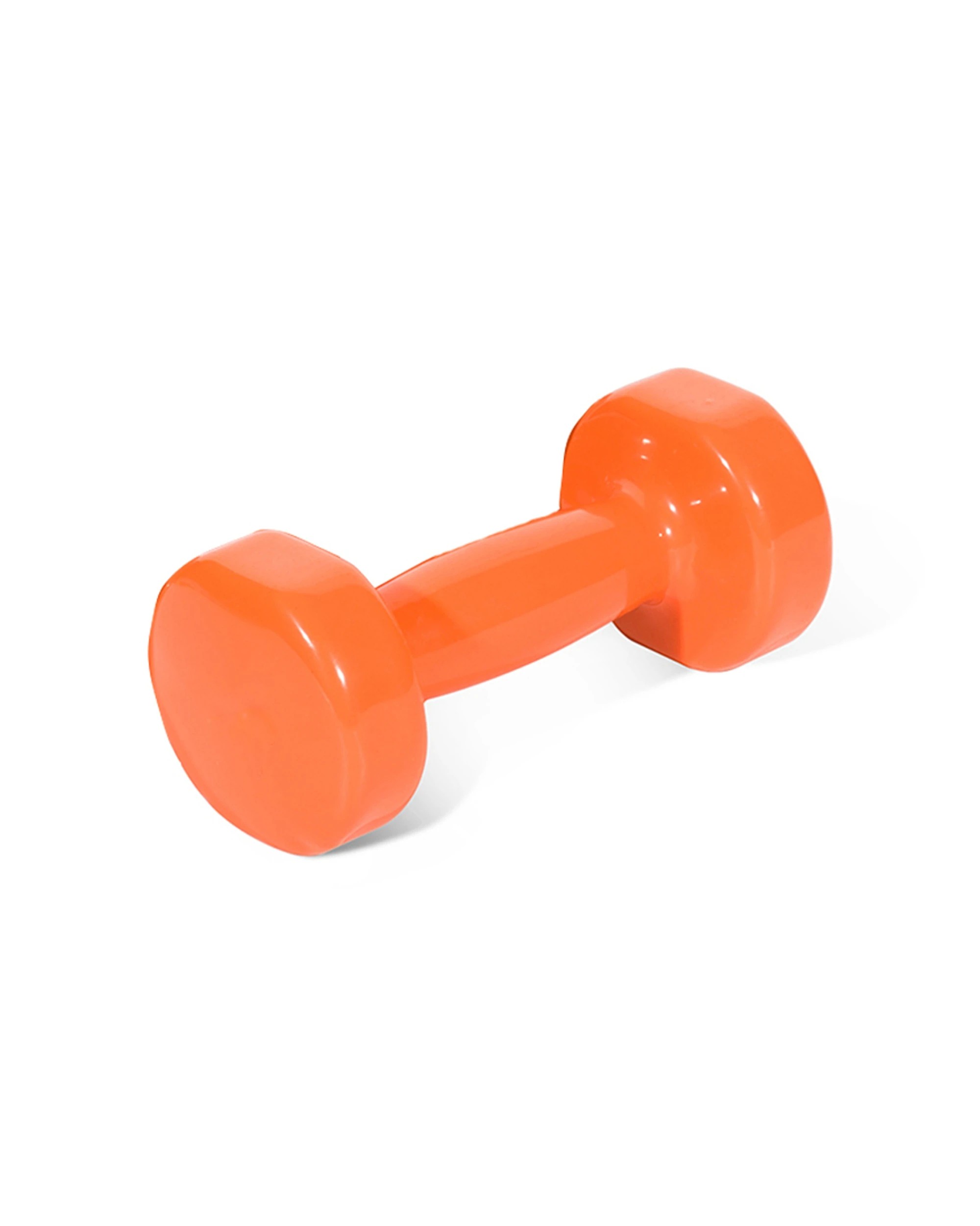 1 BodyWorx Vinyl Dipped Weighted Dumbbell 2.5kg Home Gym Workout Set Strength Training - Orange, 1 of 1