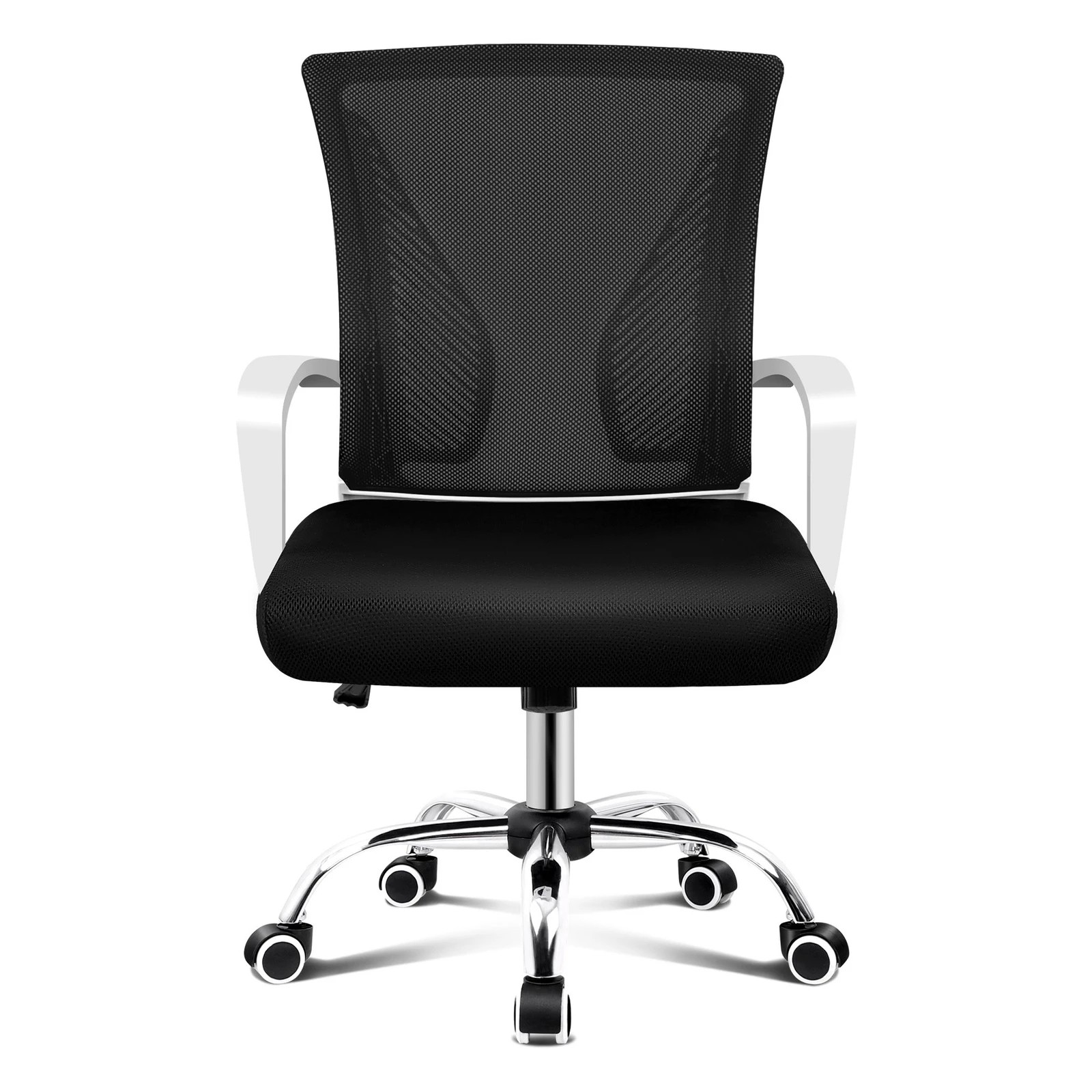4 Alfordson Mesh Office Chair Executive Fabric Seat Gaming Racing Tilt Computer - Black, 4 of 10