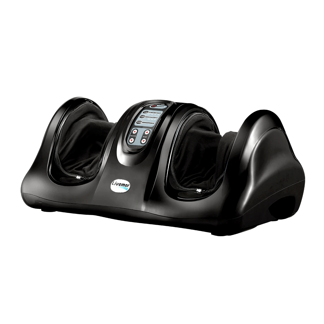 1 Livemor Foot Massager Shiatsu Massagers Electric Remote Roller Kneading - Black, 1 of 7