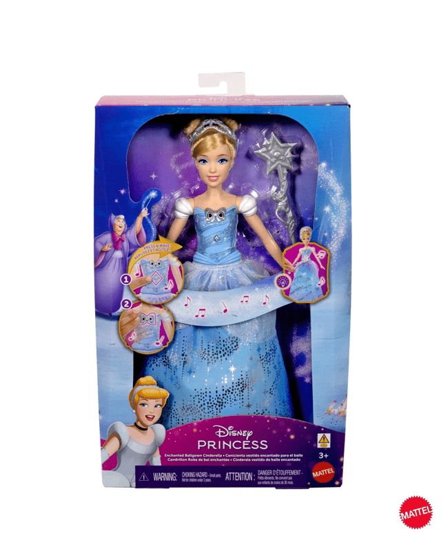Mattel Disney Princess Enchanted Ballgown Cinderella Fashion 