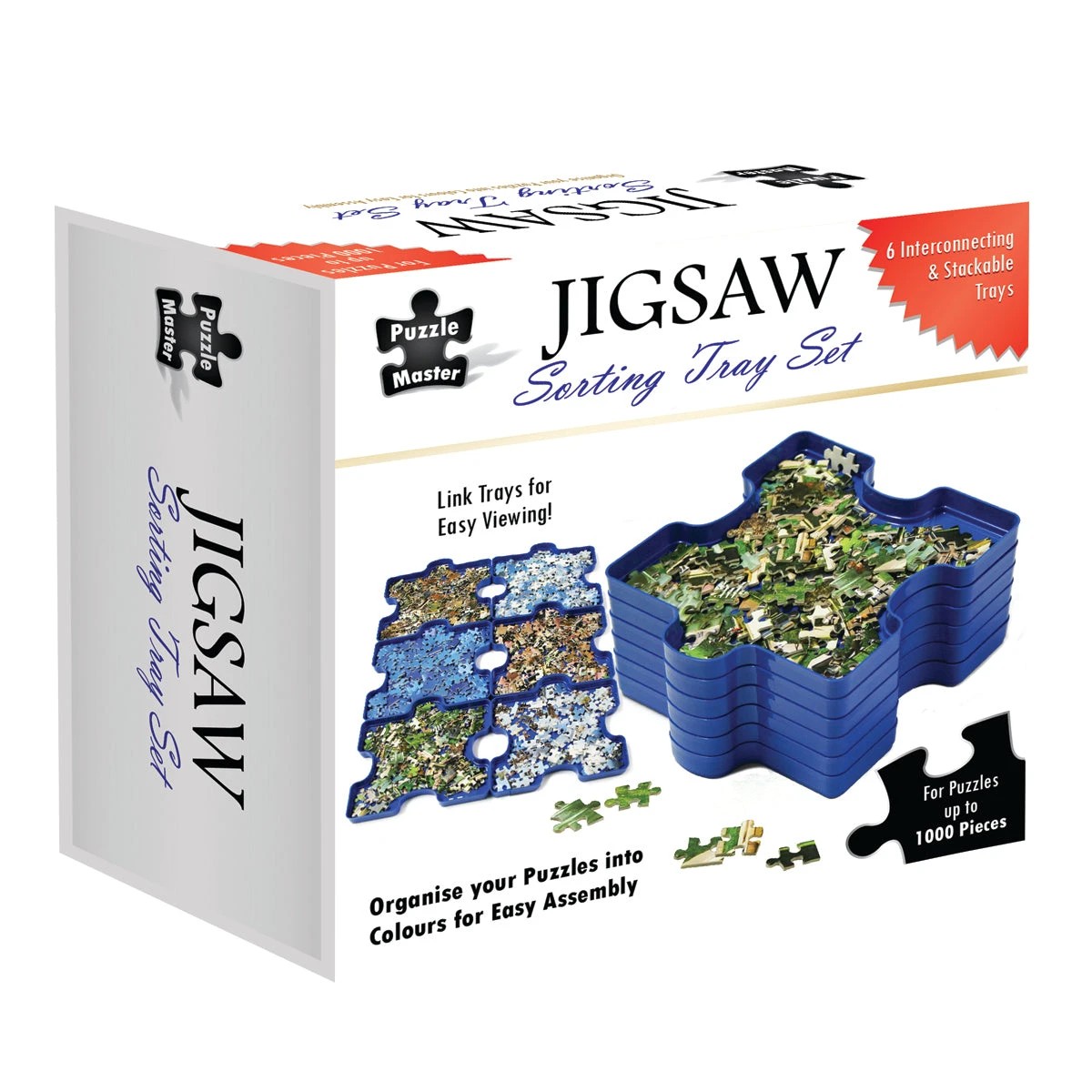 1 Puzzle Master Jigsaw Sorting Tray Set, 1 of 6