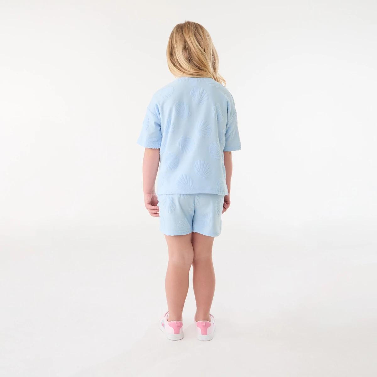 6 Texture Shorts SHELL TERRY ICE BLUE, 6 of 6
