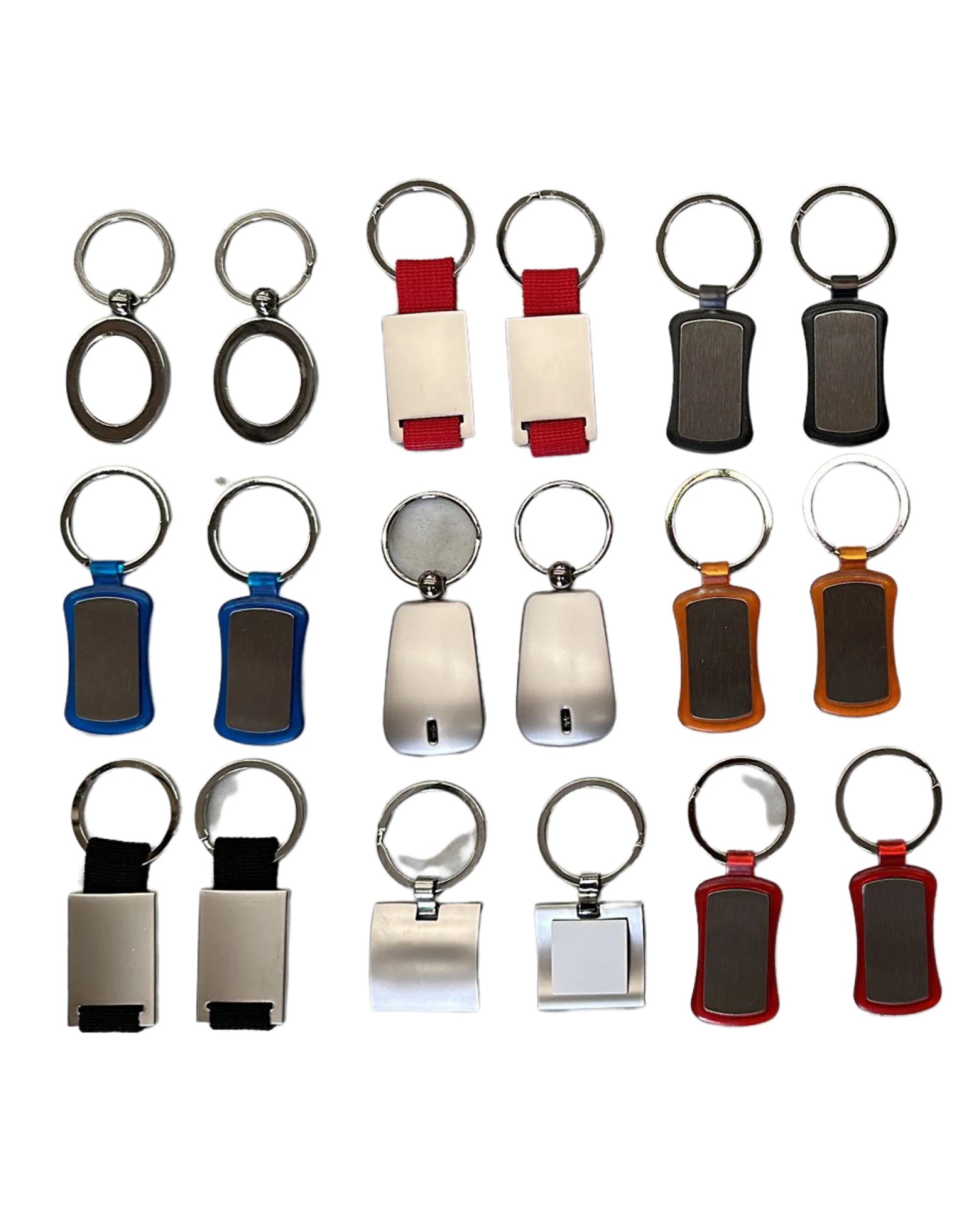 2 BR Home 100 Pack Key Rings Tag Keyring Bag Badge, 2 of 3