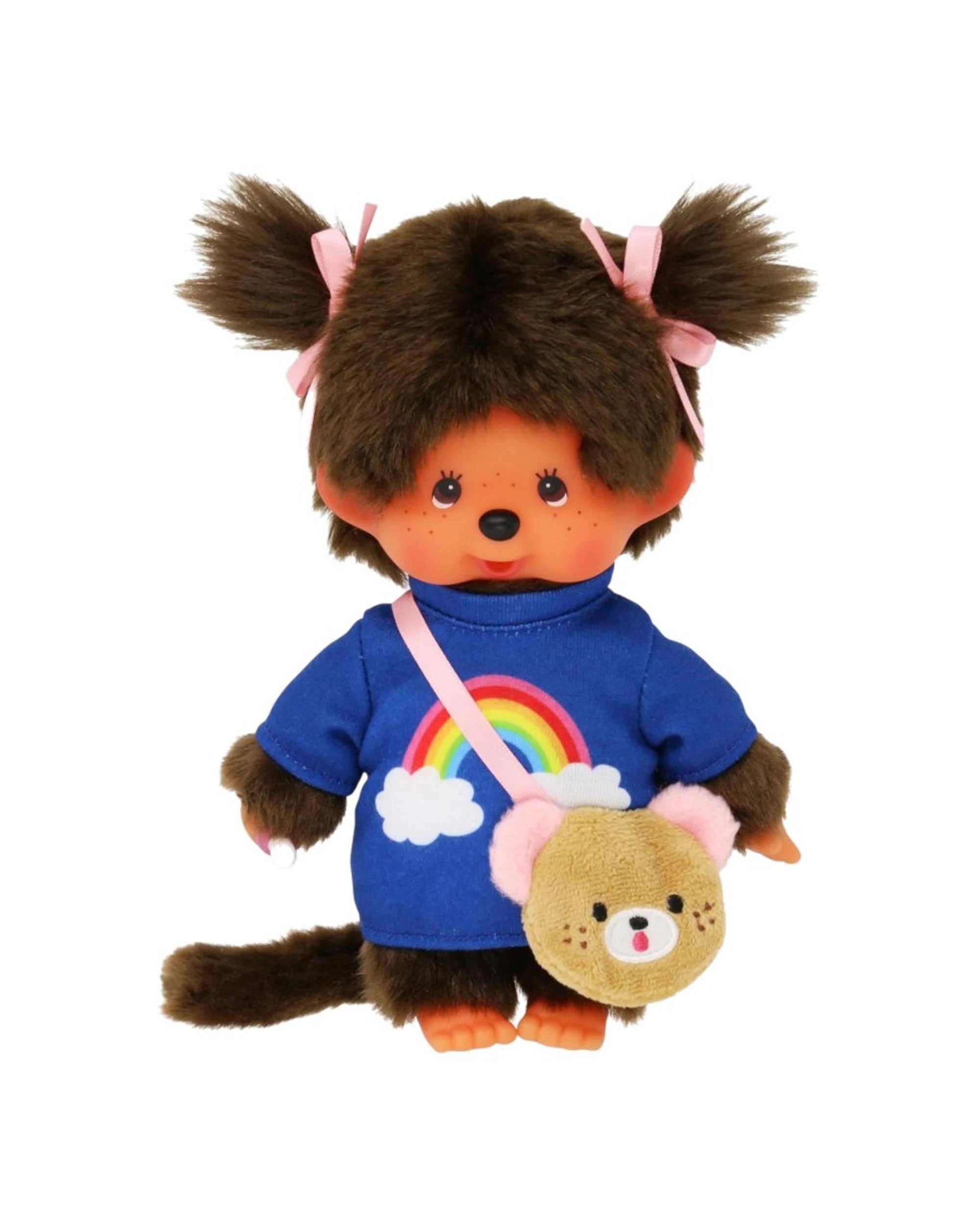 2 Sekiguchi Monchhichi Kawaii Messenger Bag Girl Plush Doll, 2 of 6