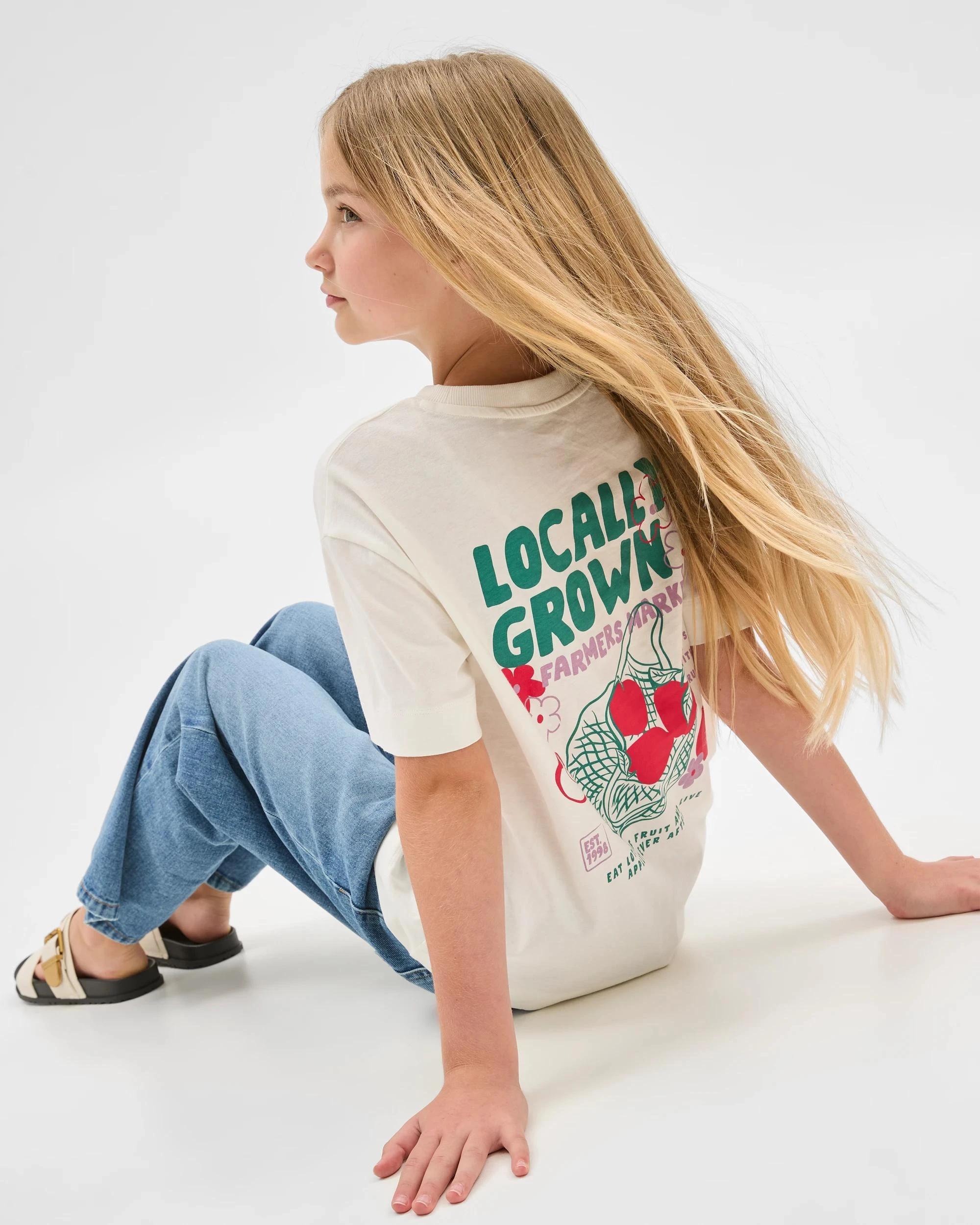 4 Target Kids Australian Cotton Print T-Shirt CREAM, 4 of 7