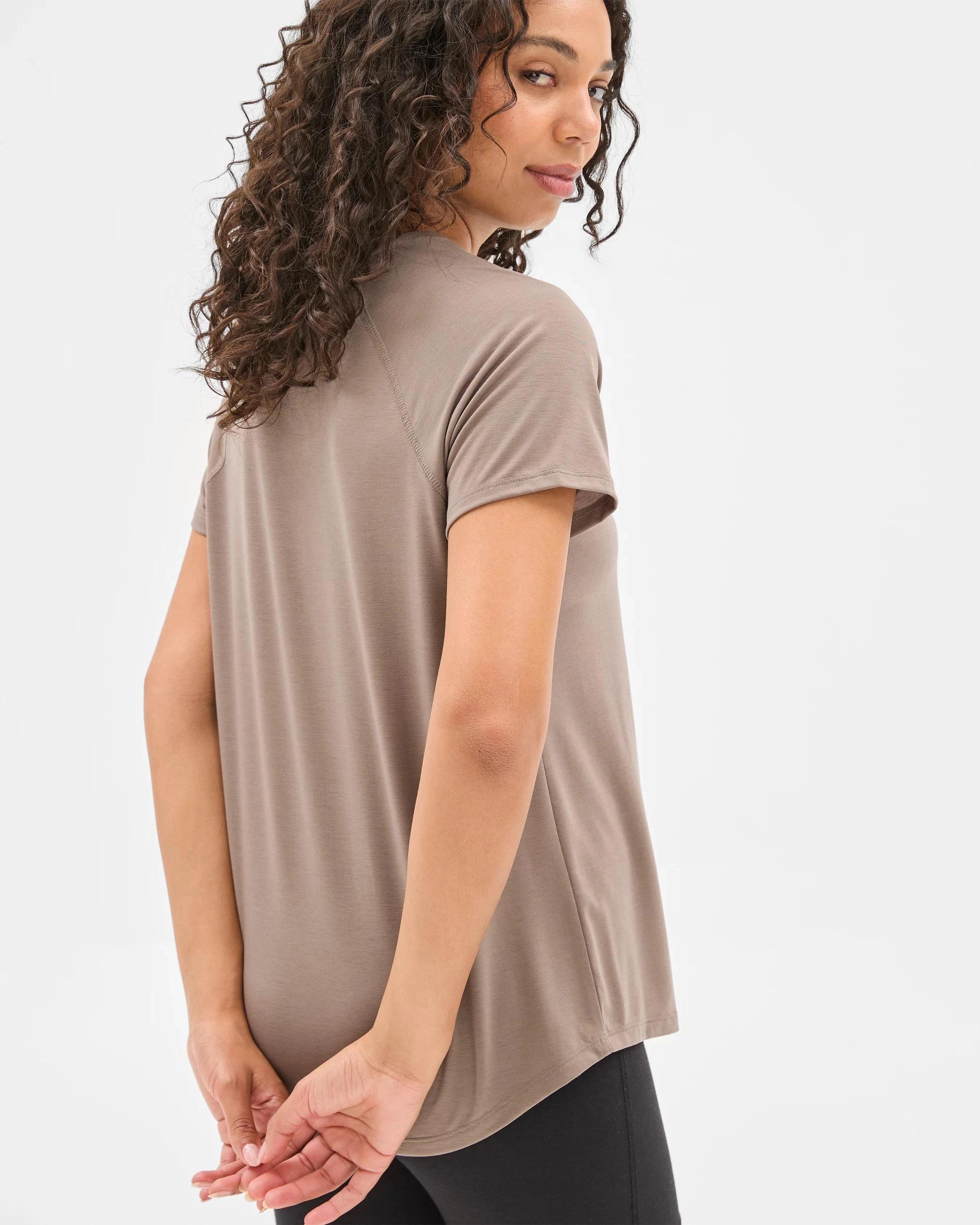 5 Target Active Running Light Crew Neck T-shirt MUSHROOM, 5 of 5