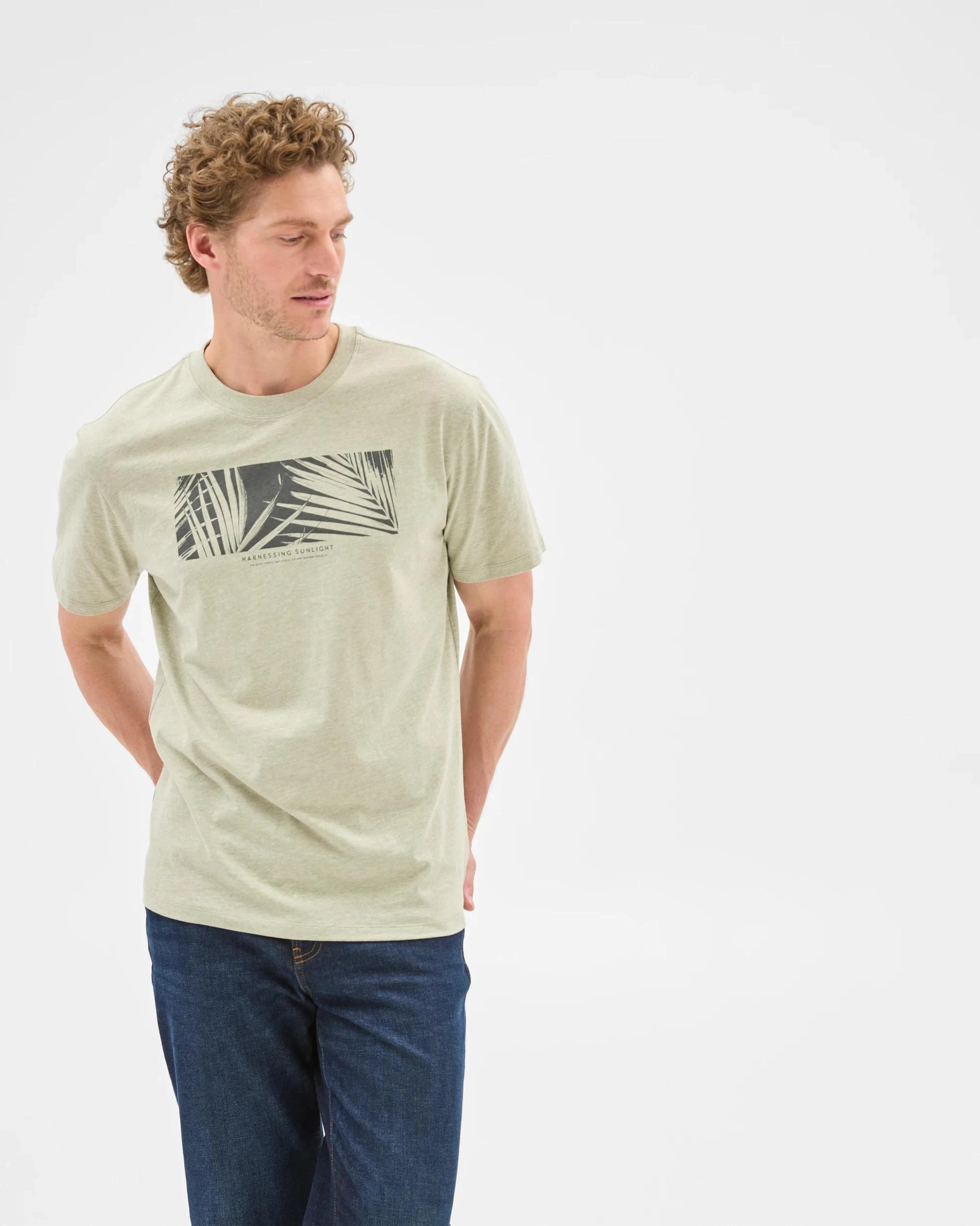 6 Target Australian Cotton Blend T-Shirt SEAGRASS MARLE, 6 of 6