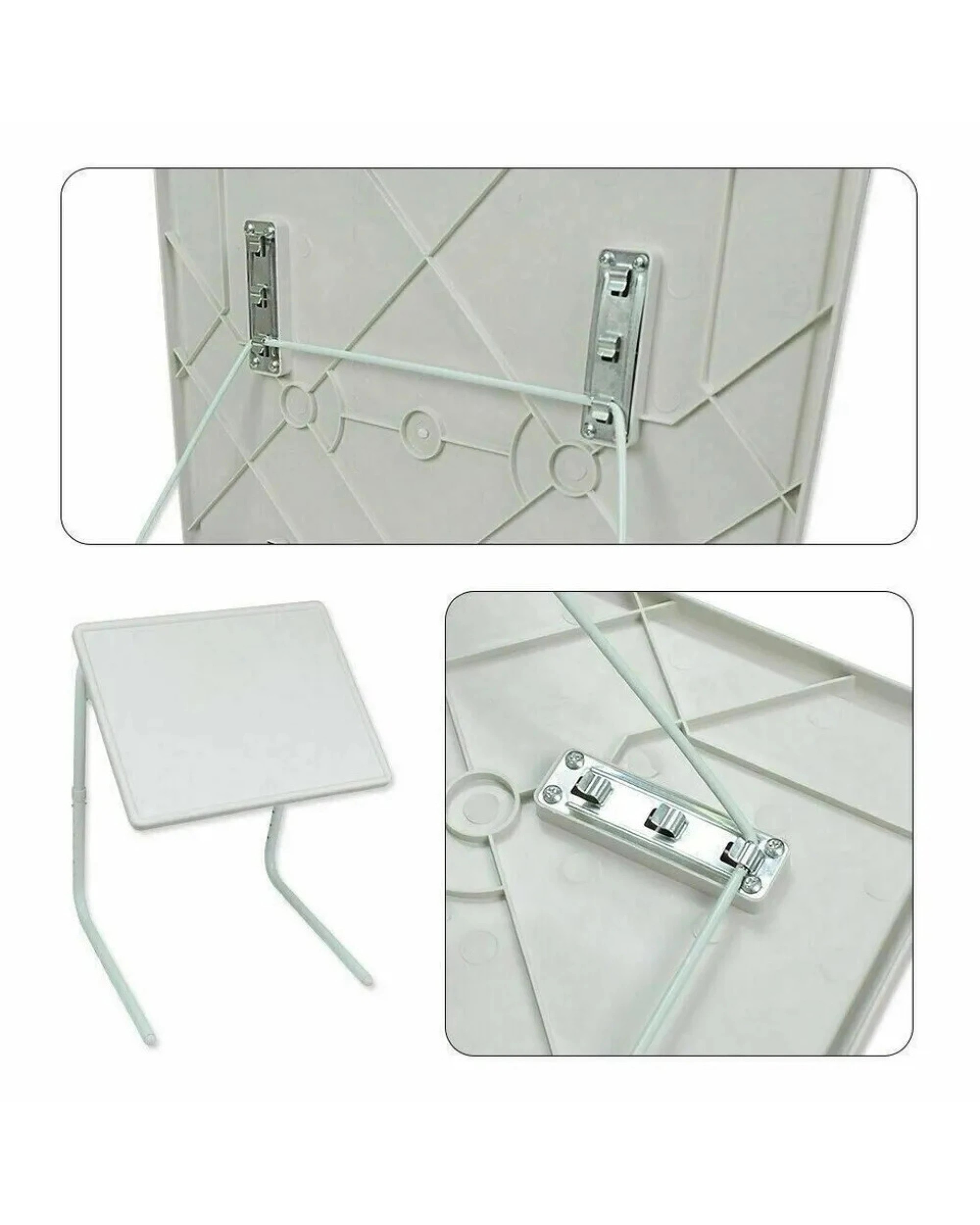 10 BR Home Portable Metal Adjustable Laptop Tray Table with Folding Design, 10 of 10