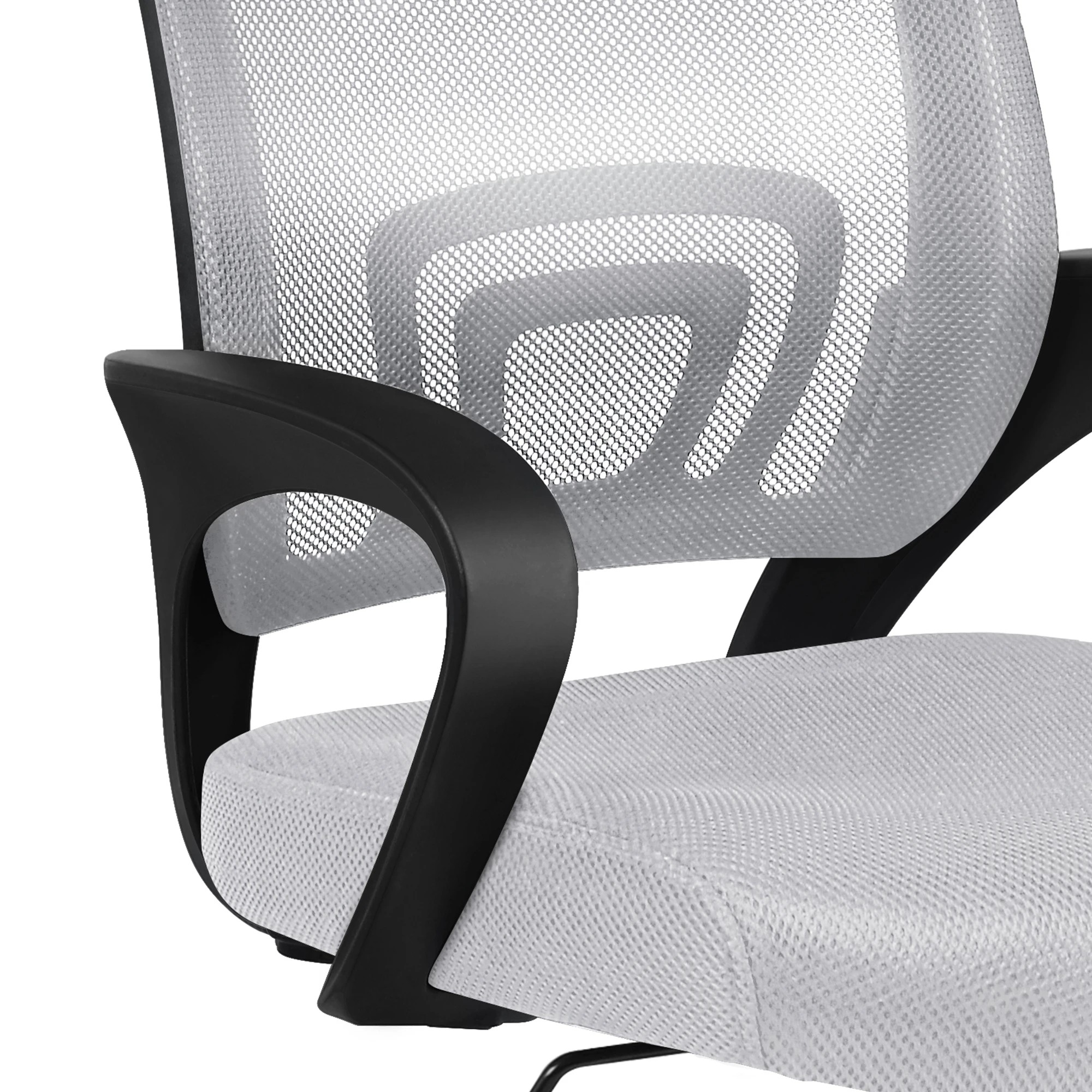 4 Alfordson Gaming Office Chair Mesh Executive Seat Computer Racing Work - Grey, 4 of 10