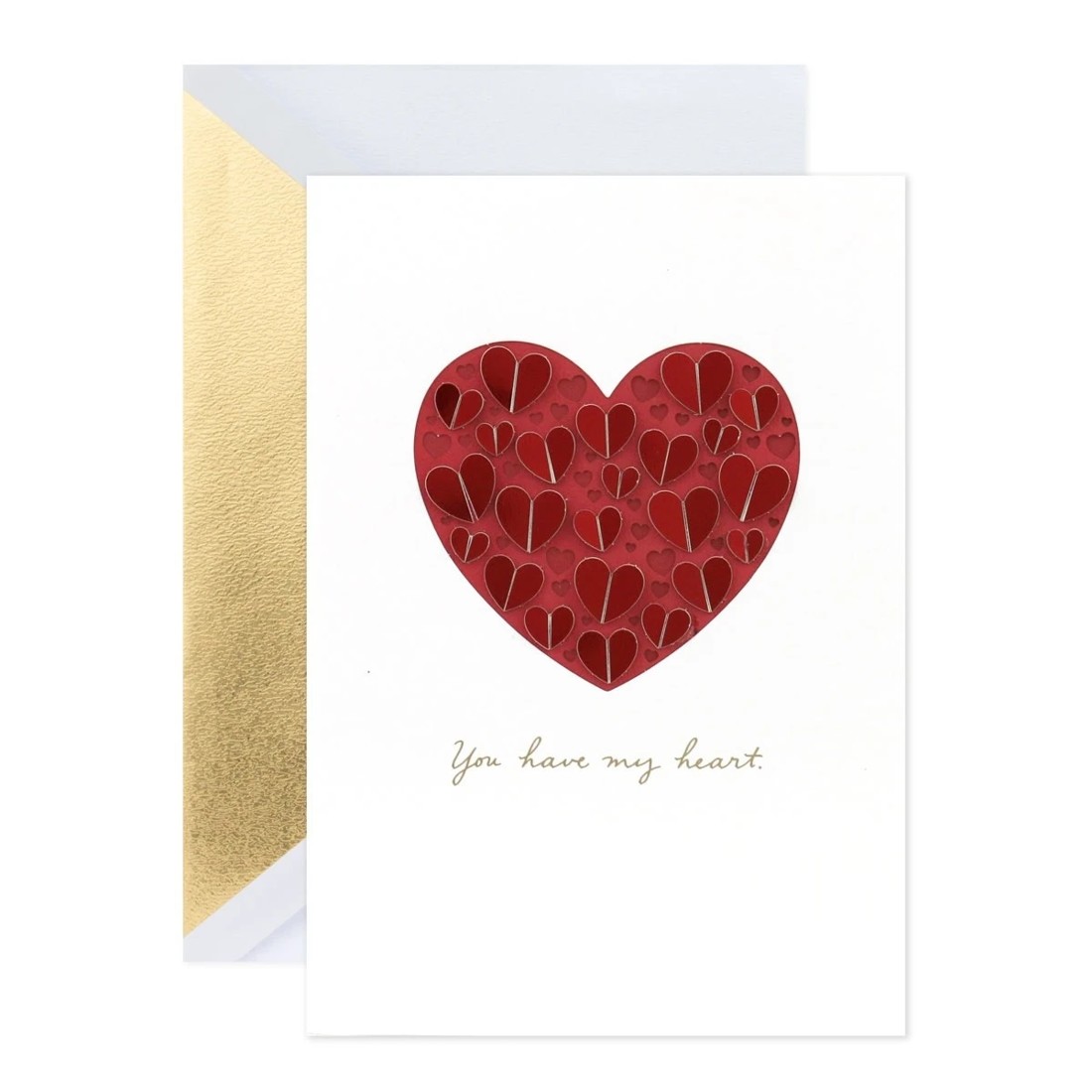 1 Hallmark Signature Love Card - You Have My Heart, 1 of 3
