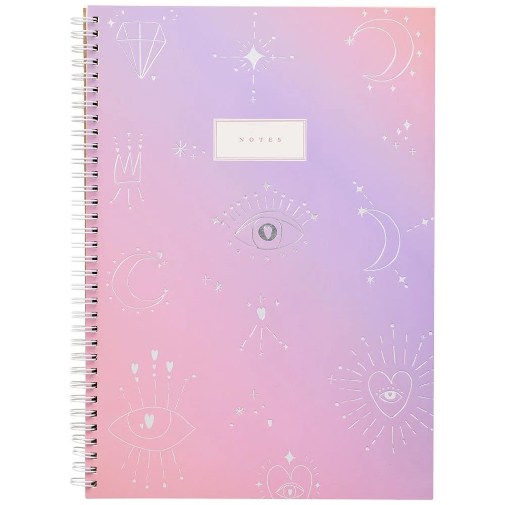 1 Otto A4 Spiral Notebook Mystical 200 Page, 1 of 2