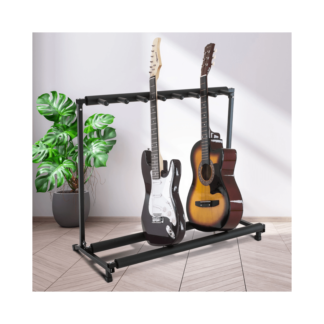 4 Karrera Steel Multi Guitar Stand for 7 Guitars, 4 of 4