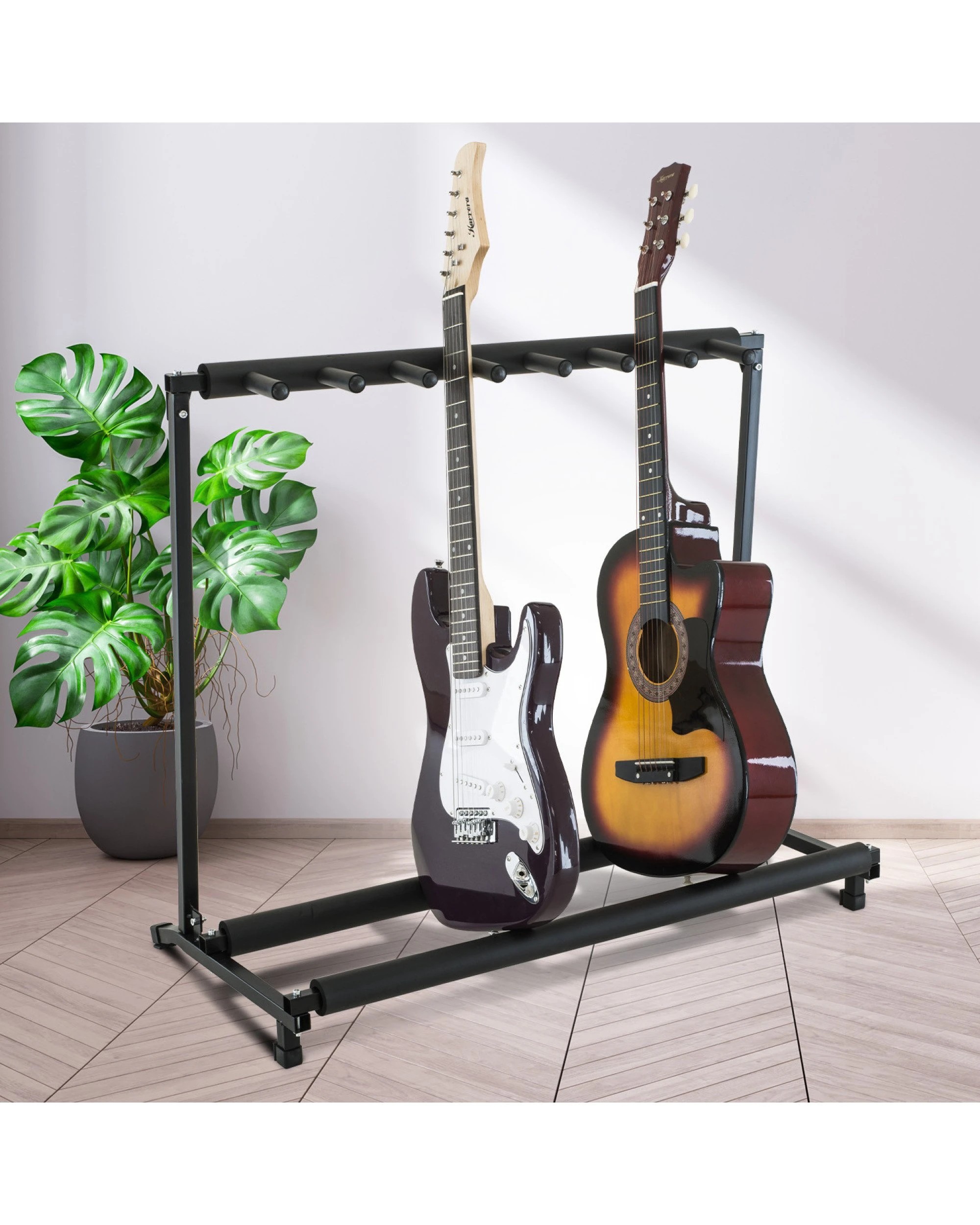 4 Karrera Steel Multi Guitar Stand for 7 Guitars, 4 of 4
