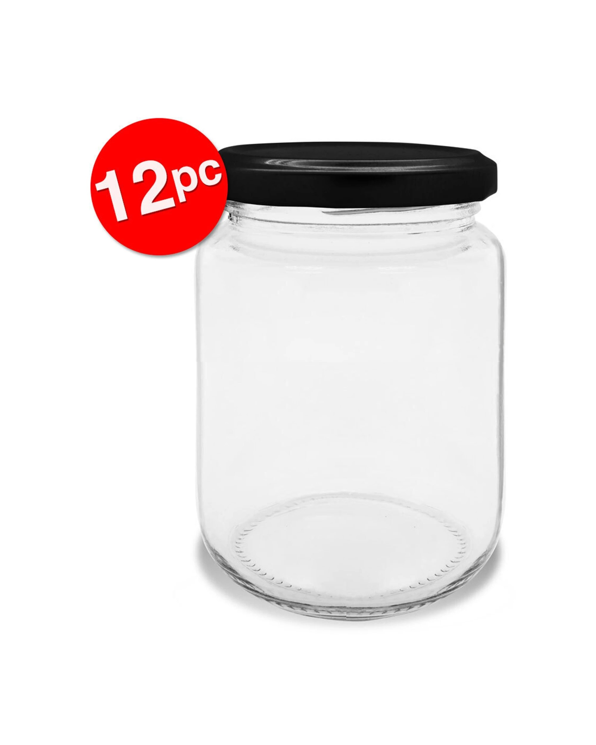 3 12pk Lemon Lime Verona 150ml Jars Kitchen Storage Canister Container Jar Clear
 - Clear, 3 of 3
