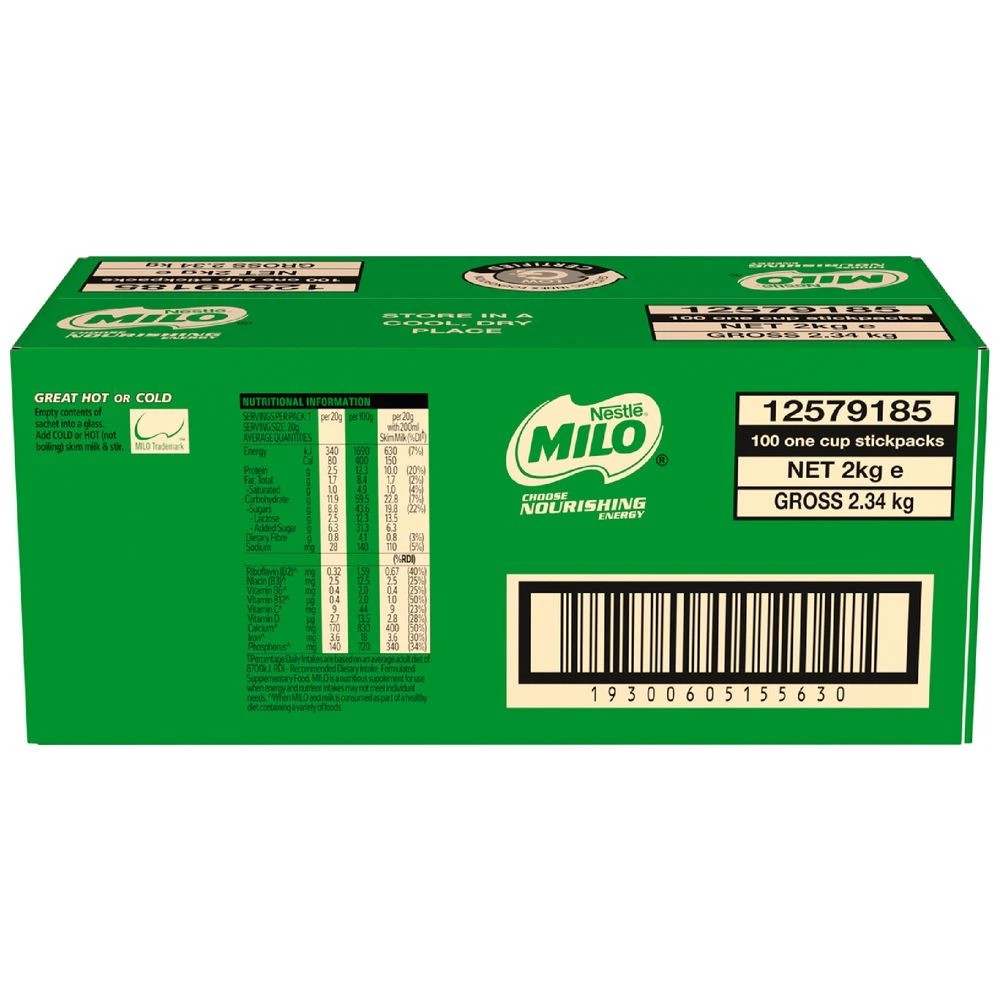5 Milo Sachet 20g 100 Pack, 5 of 5