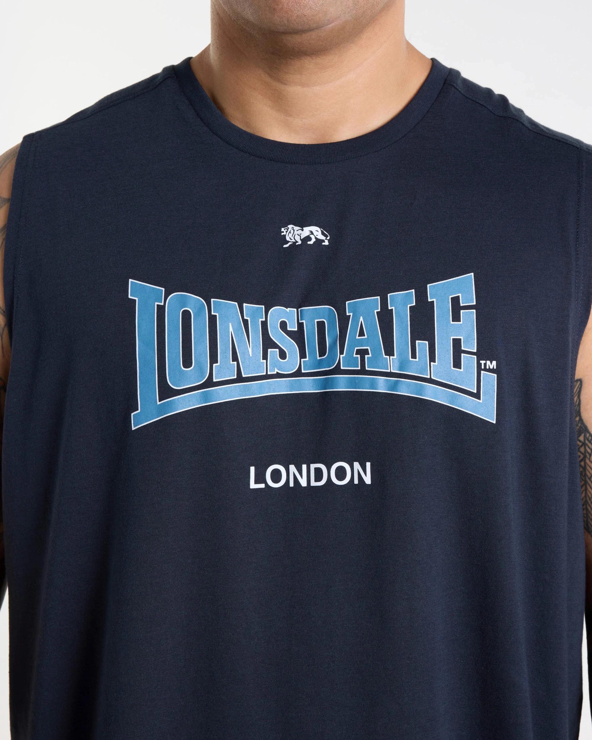 3 Plus Size Tank Top - Lonsdale London INDIGO, 3 of 4