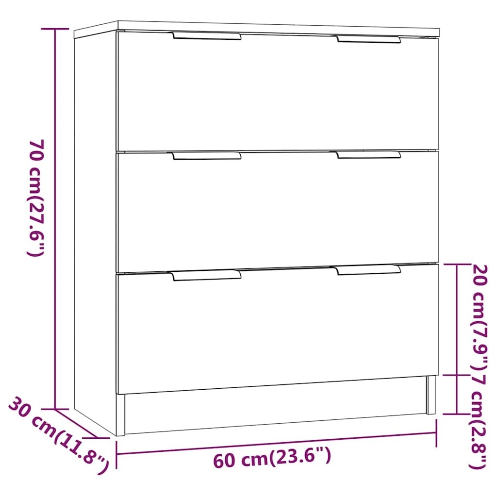 6 vidaXL Sideboard Ample Storage - White, 6 of 9