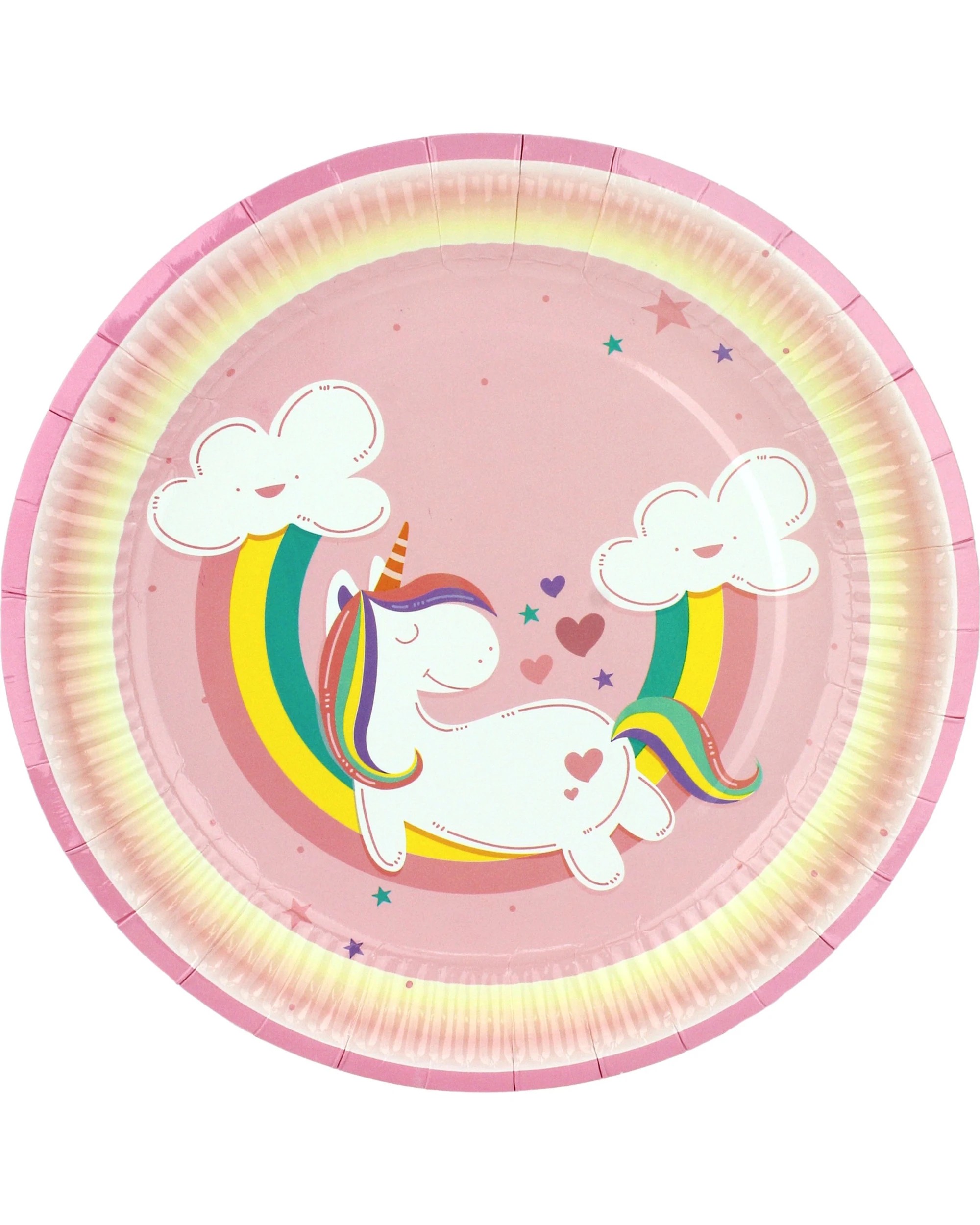 1 Partyrama Dreamy Unicorn Large Paper Plates Pack of 8, 1 of 1