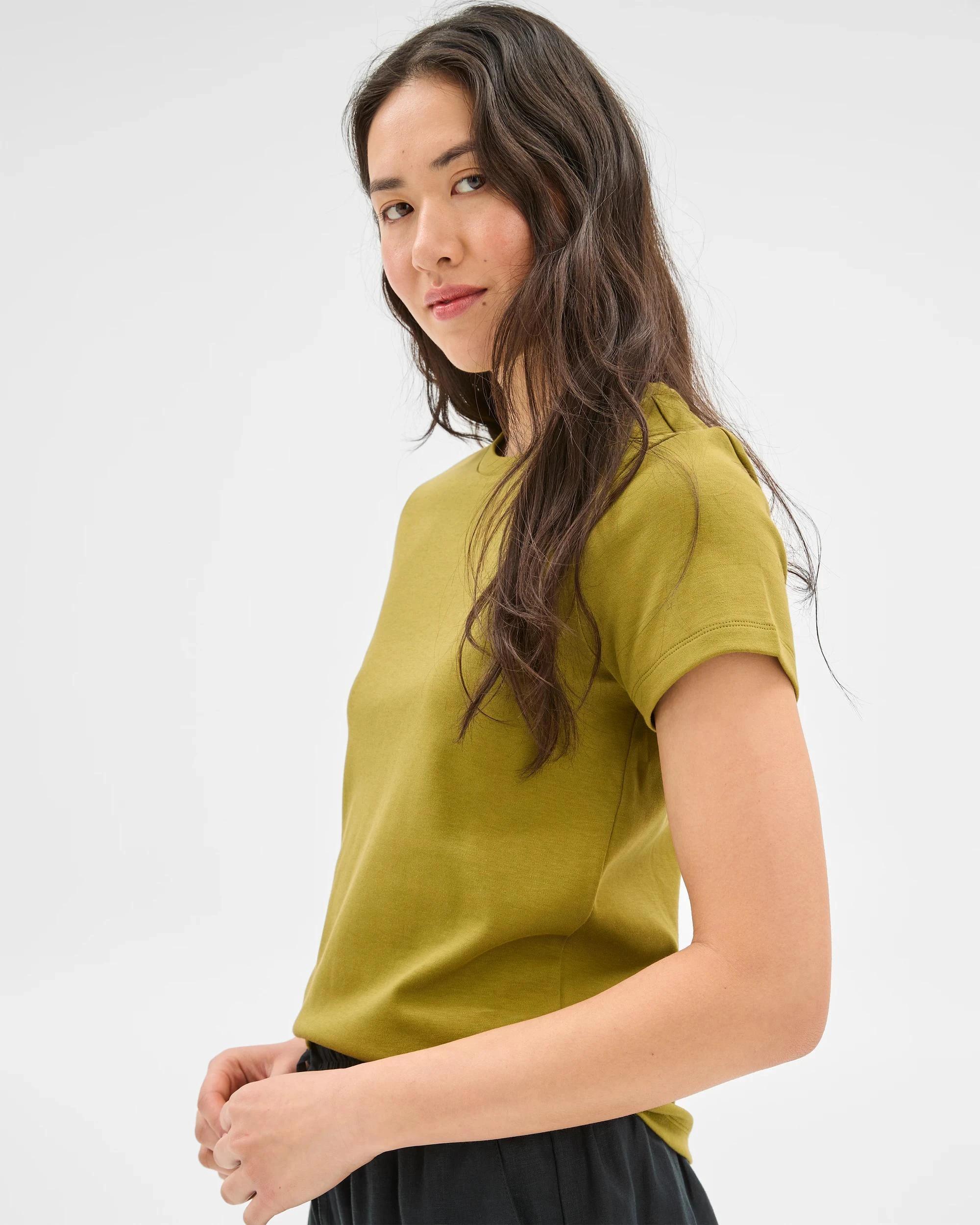 6 Target Australian Cotton Interlock Neat T-Shirt PARROT GREEN, 6 of 8