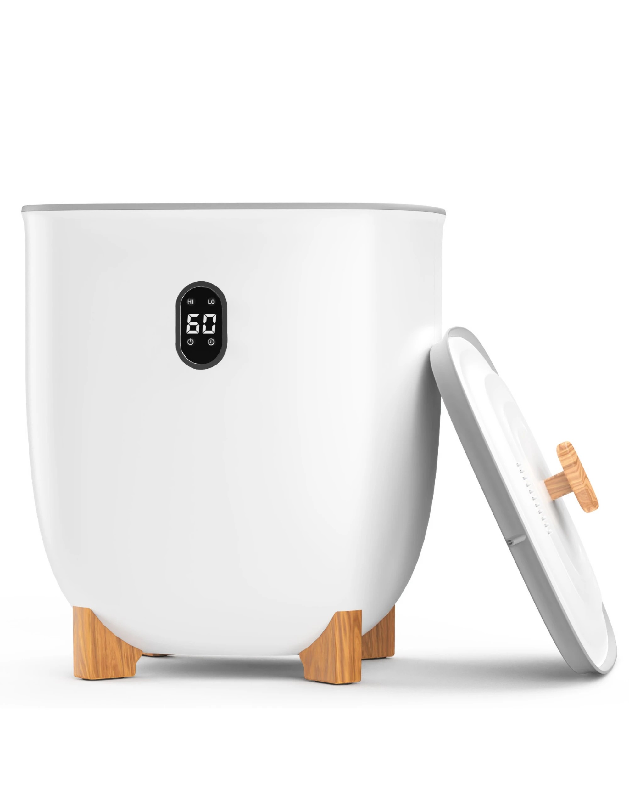 2 Advwin 25L Towel Warmer Bucket with LED Screen Auto Shut Off Timer for Bathroom - White, 2 of 6