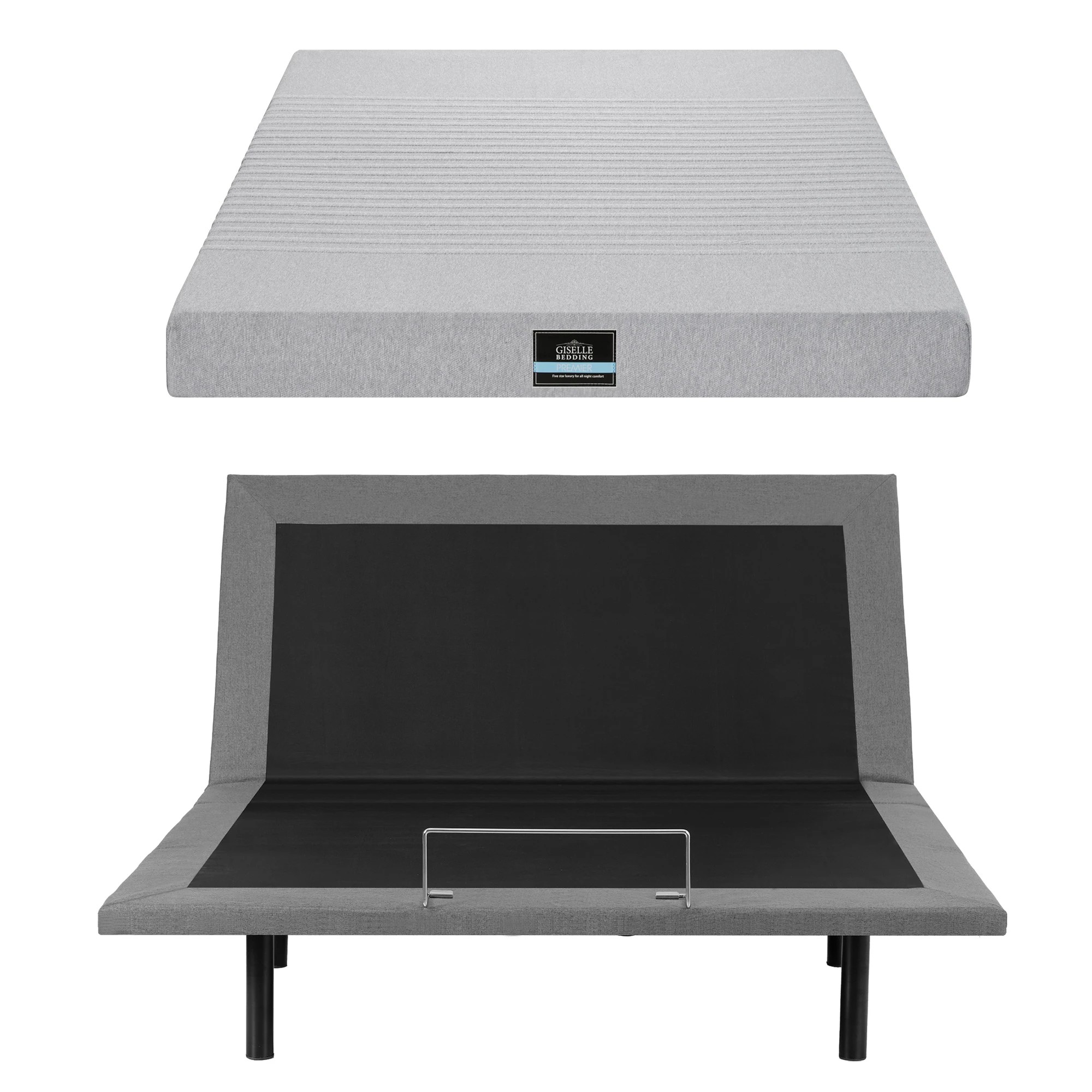 3 Artiss Queen Electric Adjustable Beds and Giselle Memory Foam Mattress Bundle - Multi, 3 of 10