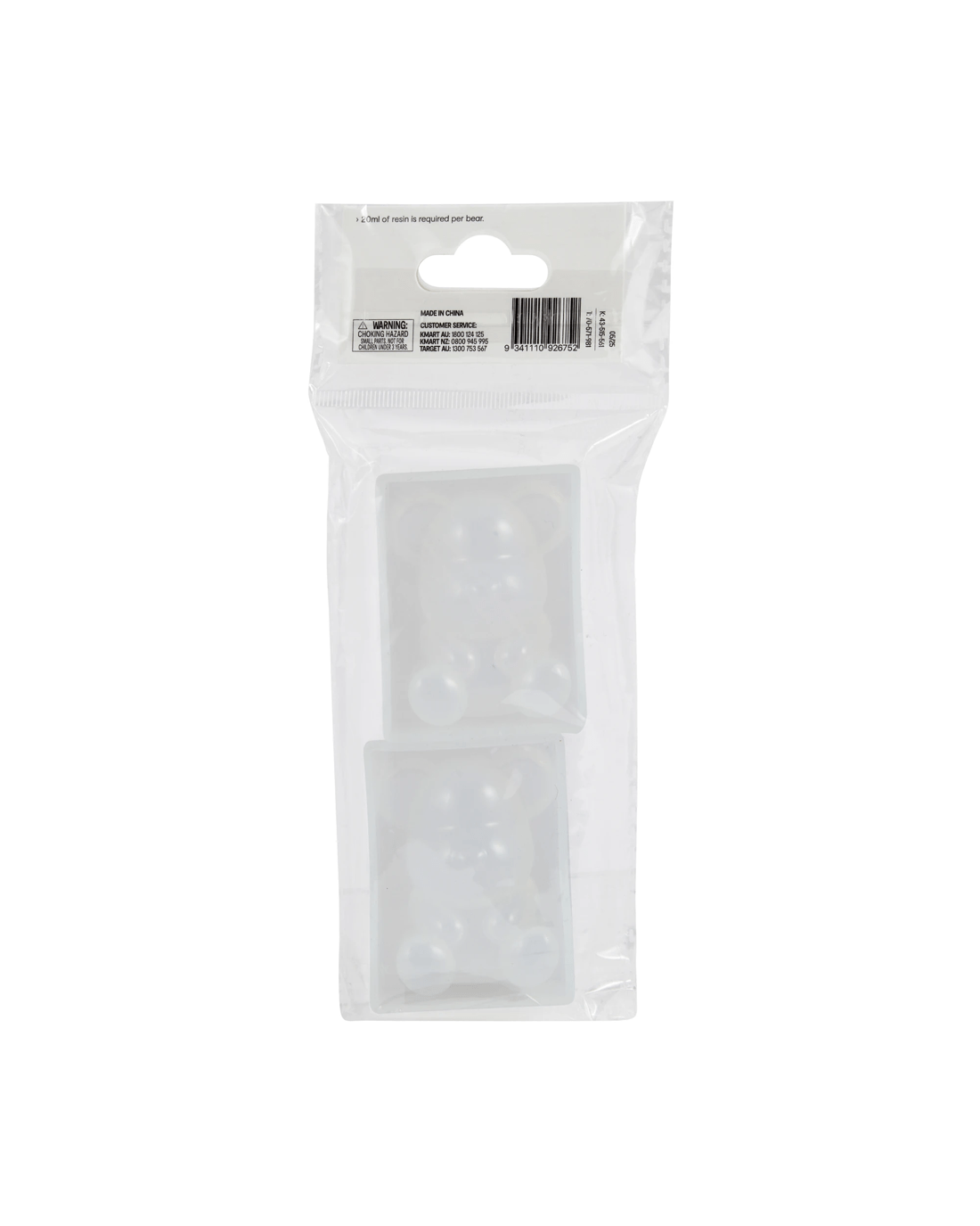 3 2 Pack Resin Craft Moulds - Bear, 3 of 3