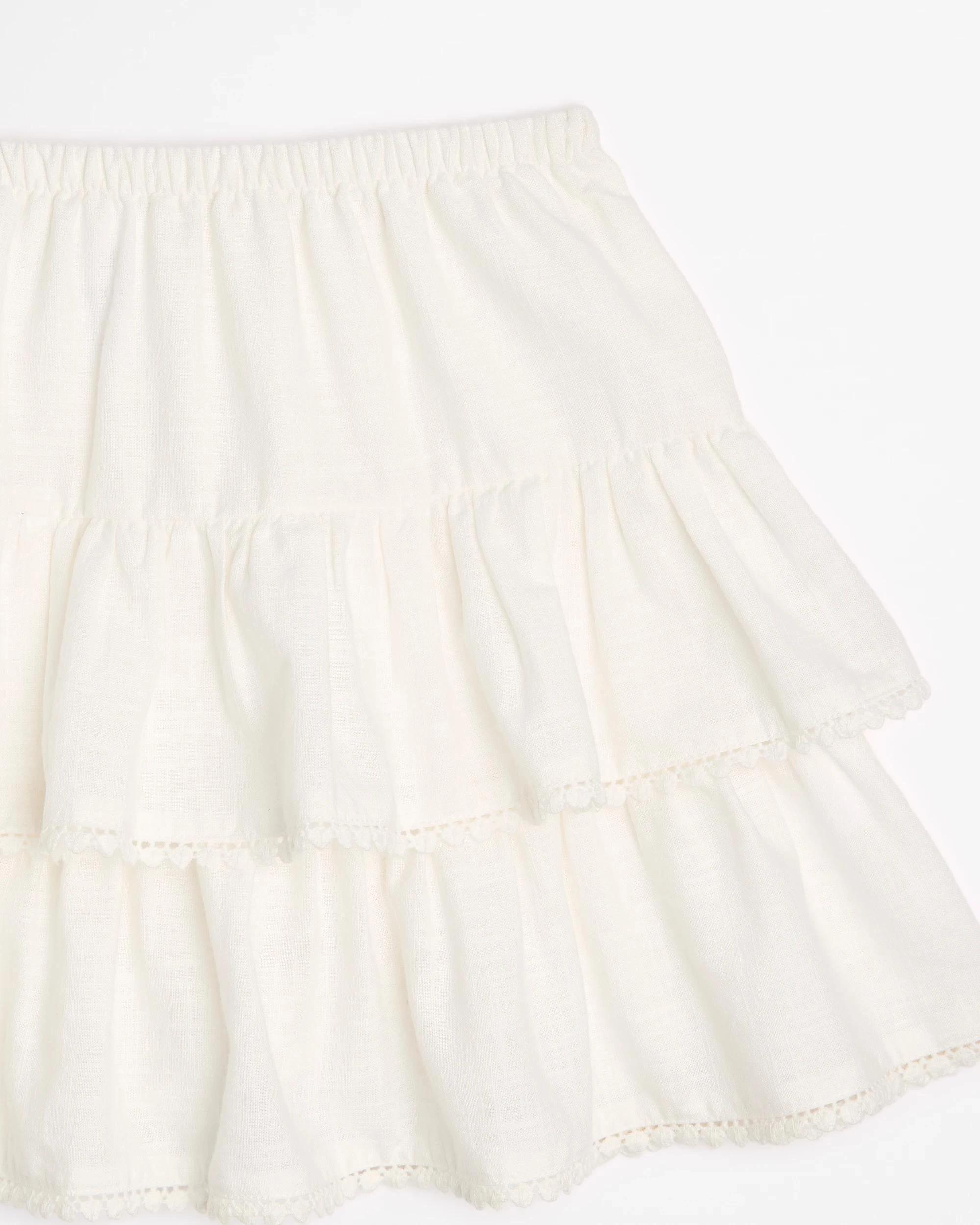 5 Target Ruffle Skirt CREAM, 5 of 5