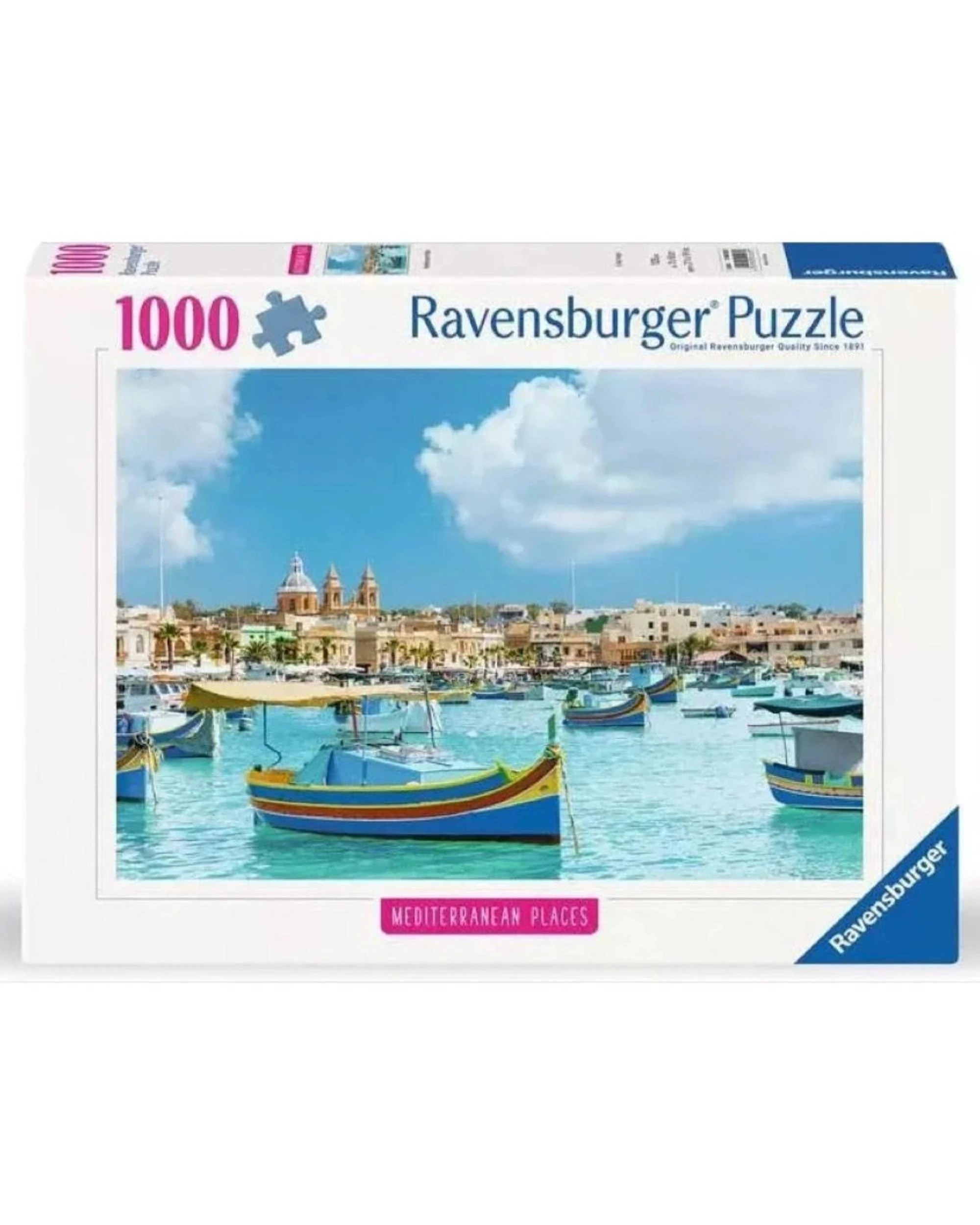 1 Ravensburger Mediterranean Malta 1000 Piece Jigsaw Puzzle, 1 of 2